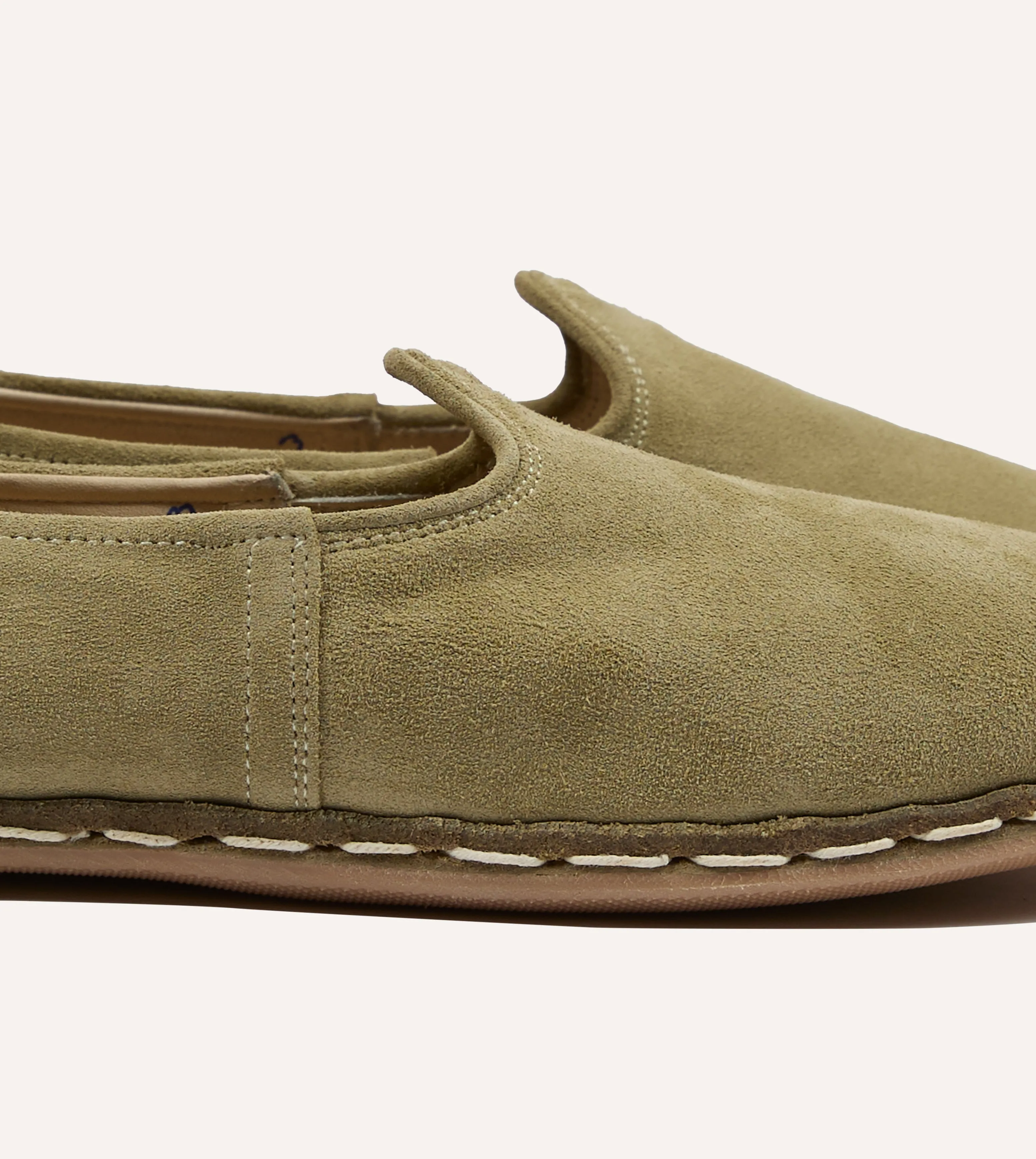 Sabah Olio Olive Suede Shoes Proper