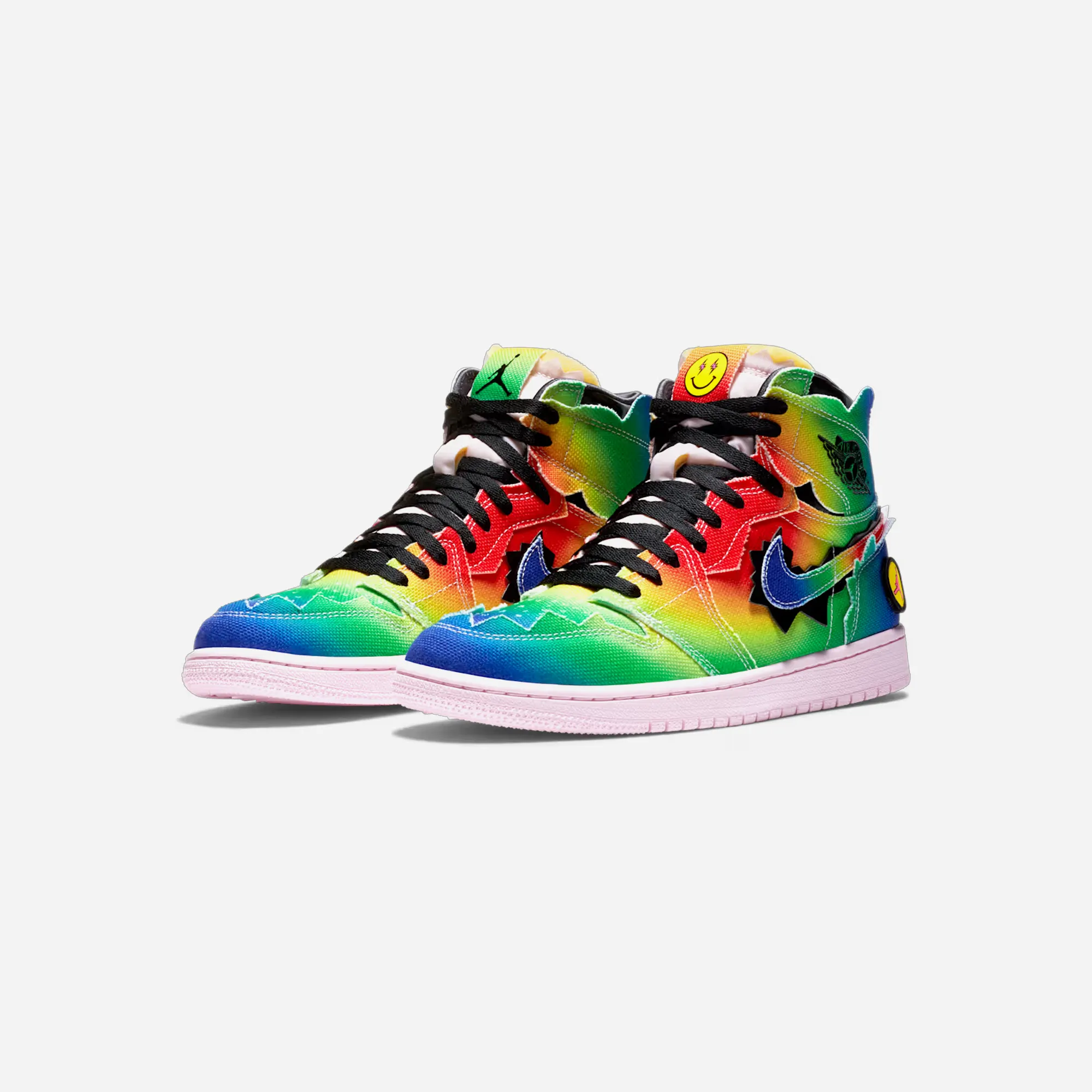 Nike Air Jordan 1 High J.Balvin Colores Y Vibras Slip Resistant Tread Pattern Dynamic Suspension
