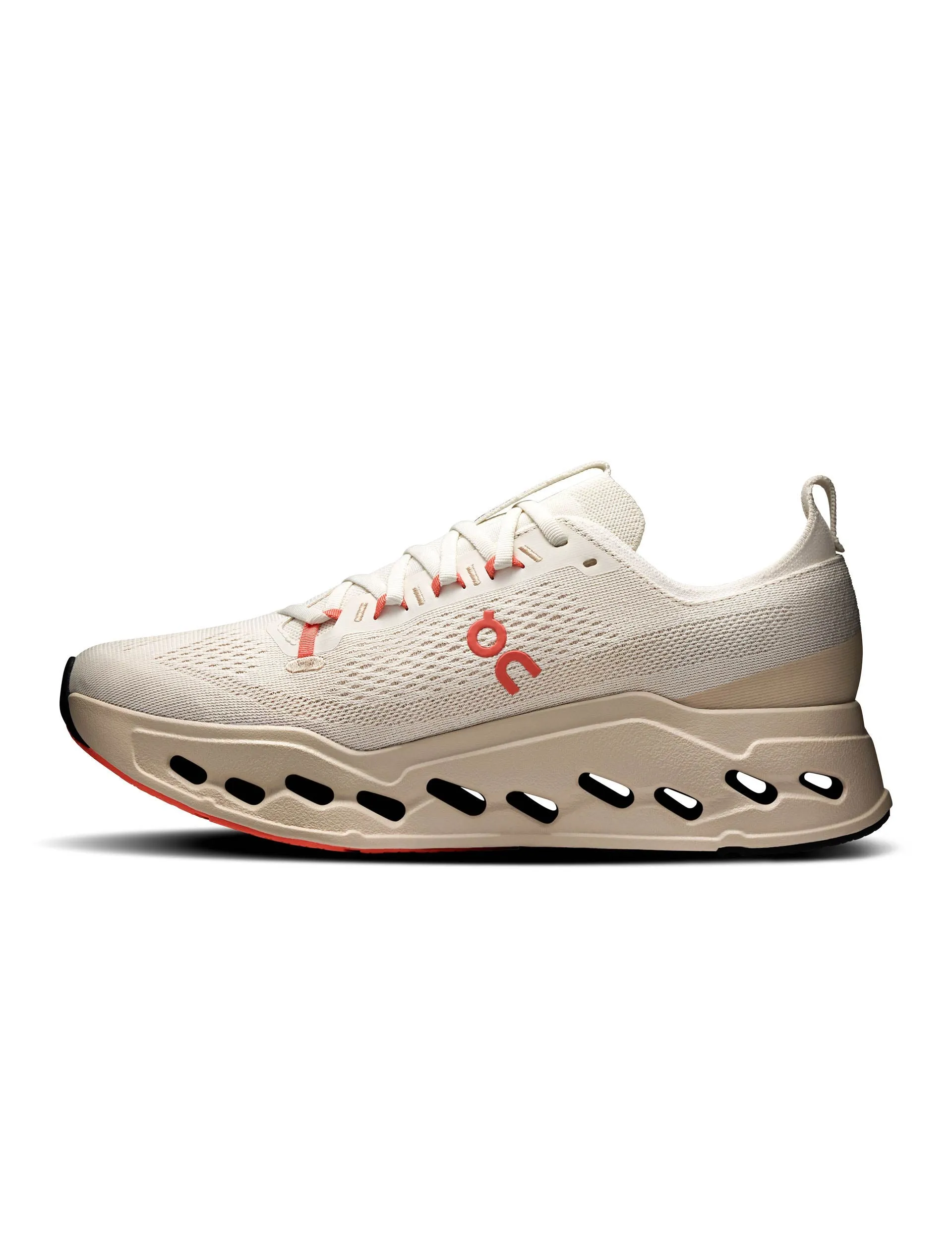Neutral Colors foldable shoes Cloudsurfer Max - Ivory/Salmon