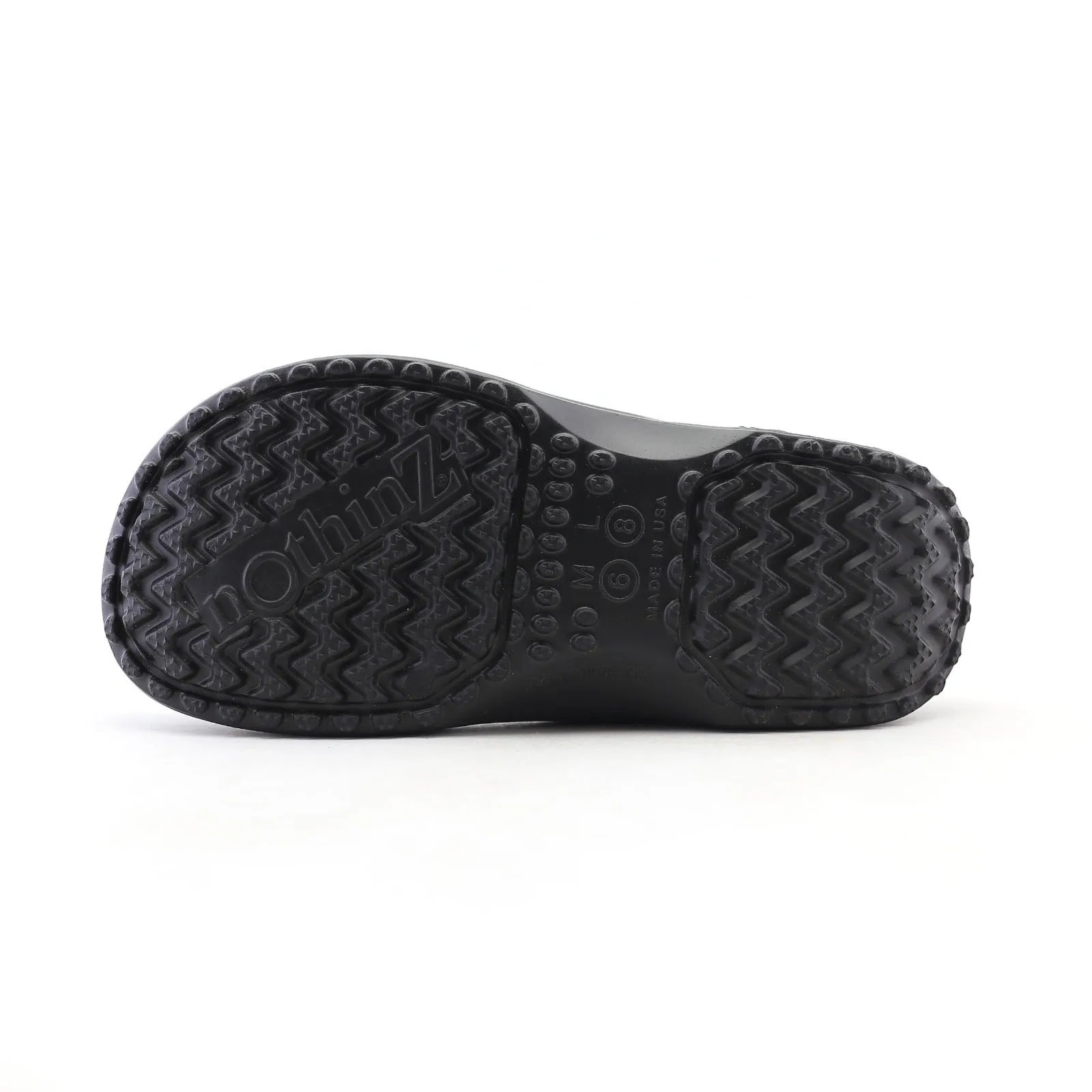 NOTHINZ CLOG - BLACK Toe Protection