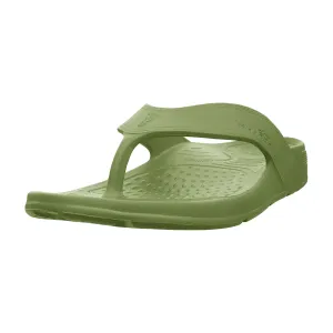 Lightweight Outsole Effortless Footwear NUUSOL MEN'S CASCADE FLIP FLOP - GREEN