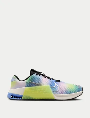 Sport Aesthetic Bounce Back Technology Metcon 9 SE Shoes - Black/Light Lemon Twist/Royal Pulse/Metallic Silver