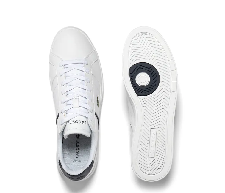 Travel Ease Save Step Men's Lacoste Europa Pro 123 1 (White/Navy)
