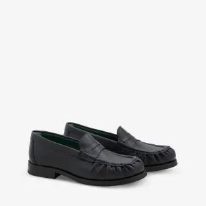 Ogee Black Grain Leather Quiet Steps