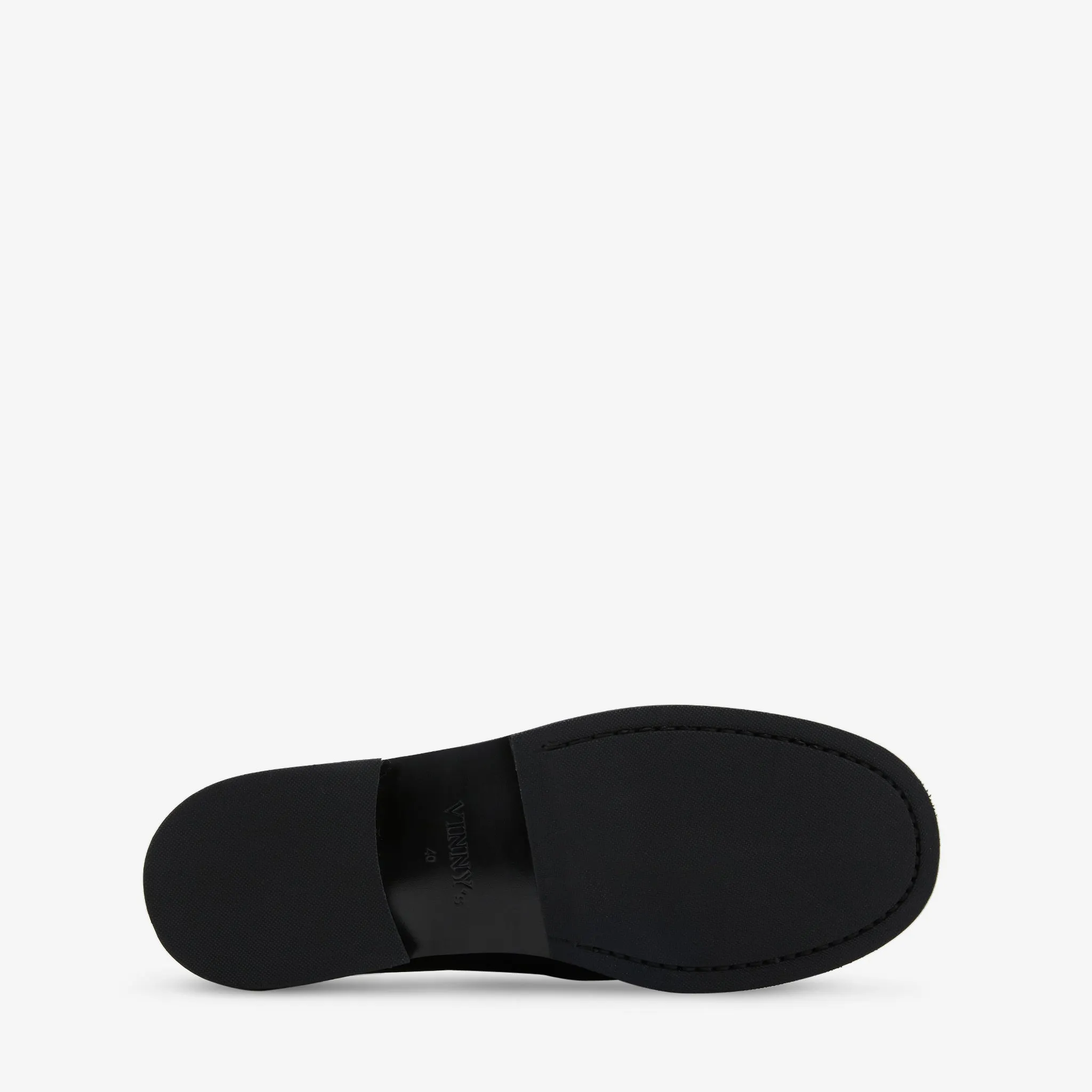 Ogee Black Grain Leather Closed Toe