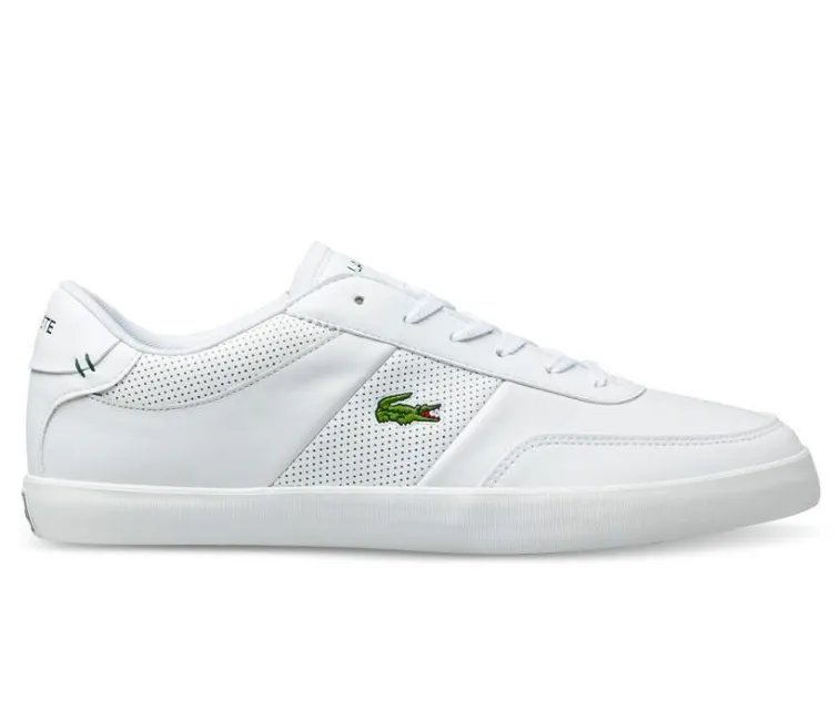 Business Fit ShockAbsorbingSole Men's Lacoste Court Master 0120 1 CMA (White)