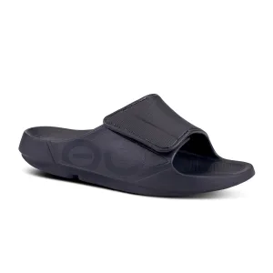 OOAHH SPORT FLEX SLIDE - BLACK MATTE Open Frame Summer Open Toe Shoes