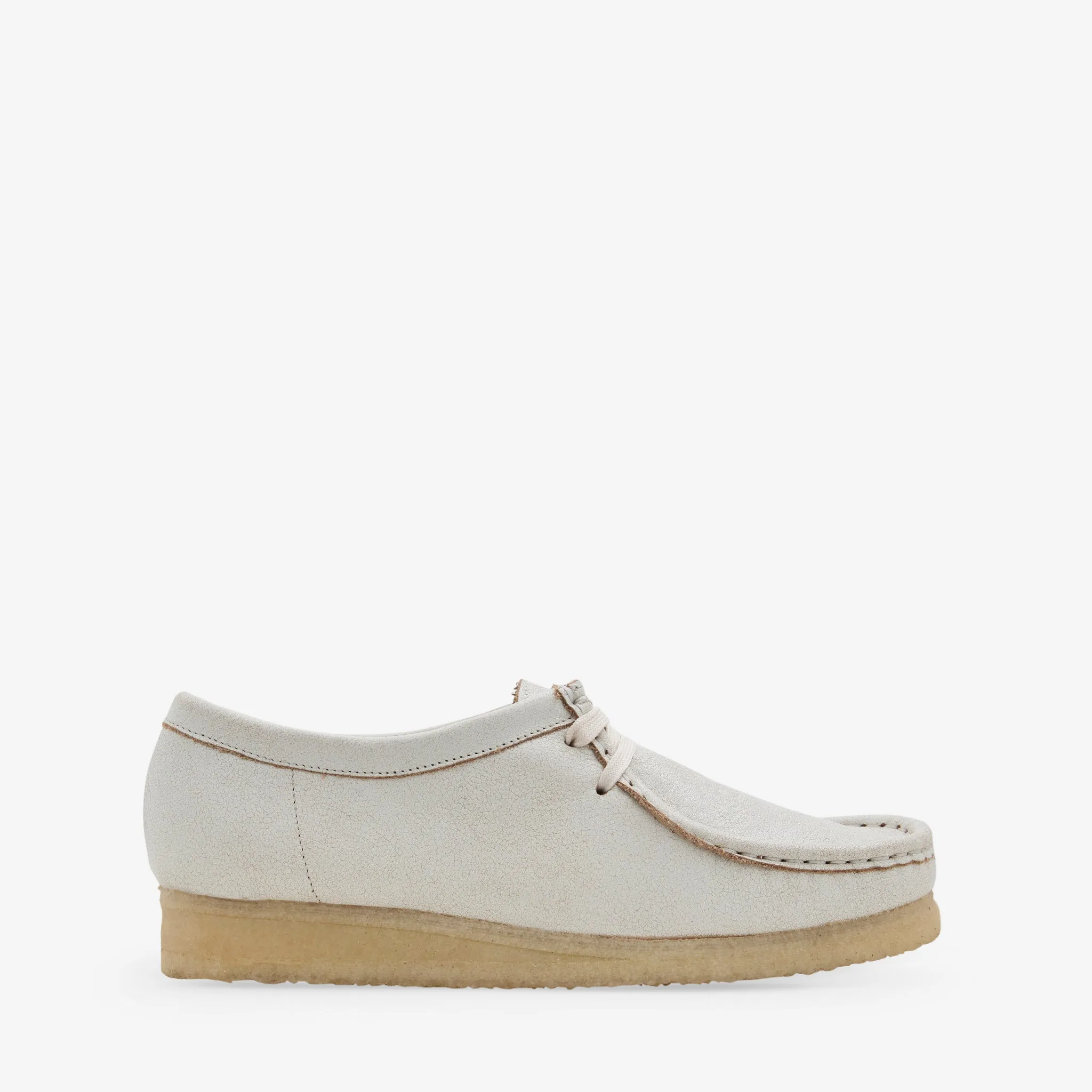 Women's Wallabee White Leather Fresh Wear Storm Step