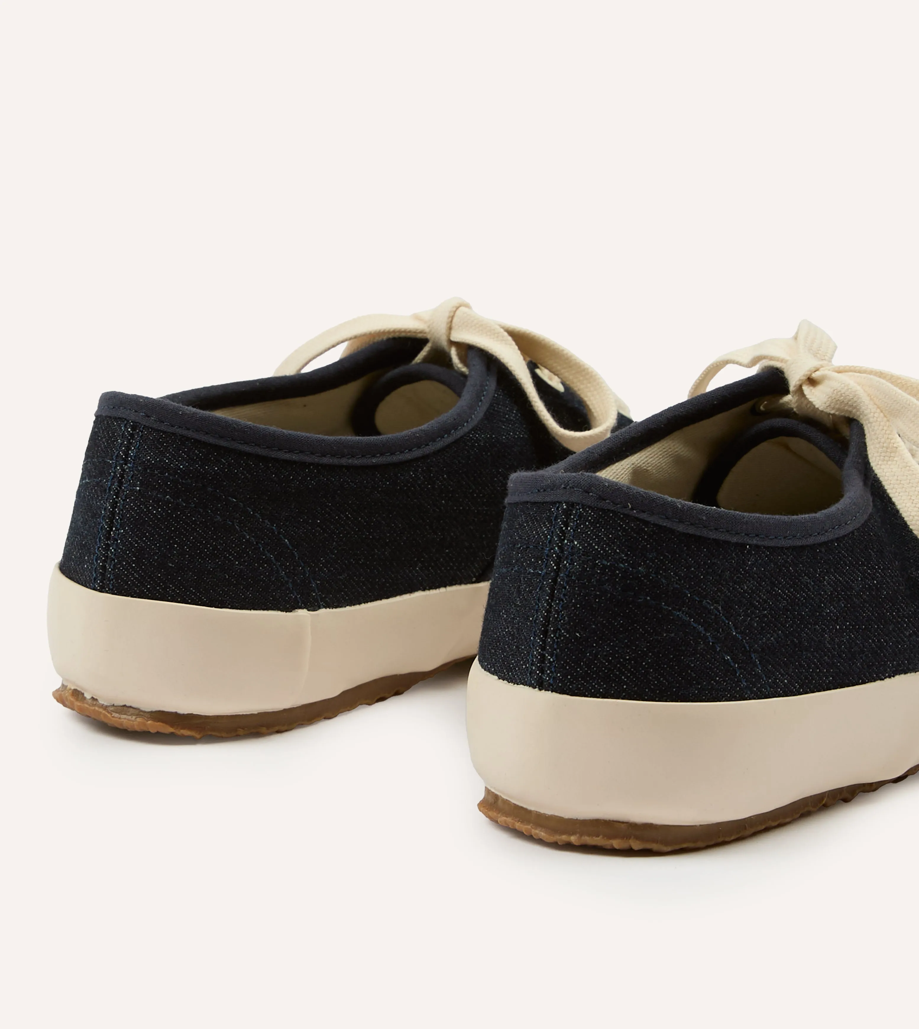 Drake's By Reproduction of Found Denim Military Trainer Secure Design