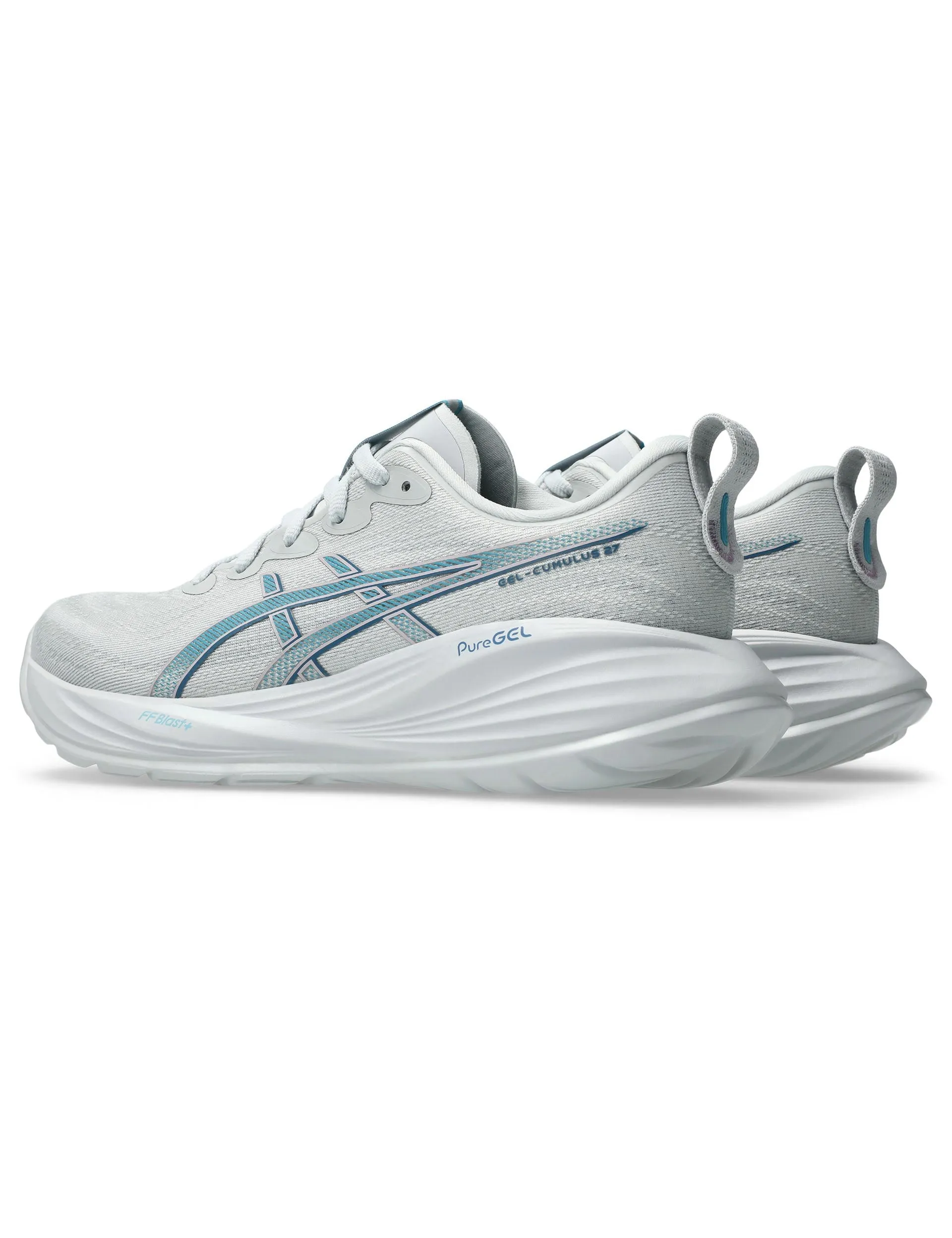 cycling running shoes night run running option Gel-Cumulus 27 - Concrete/Winter Sea