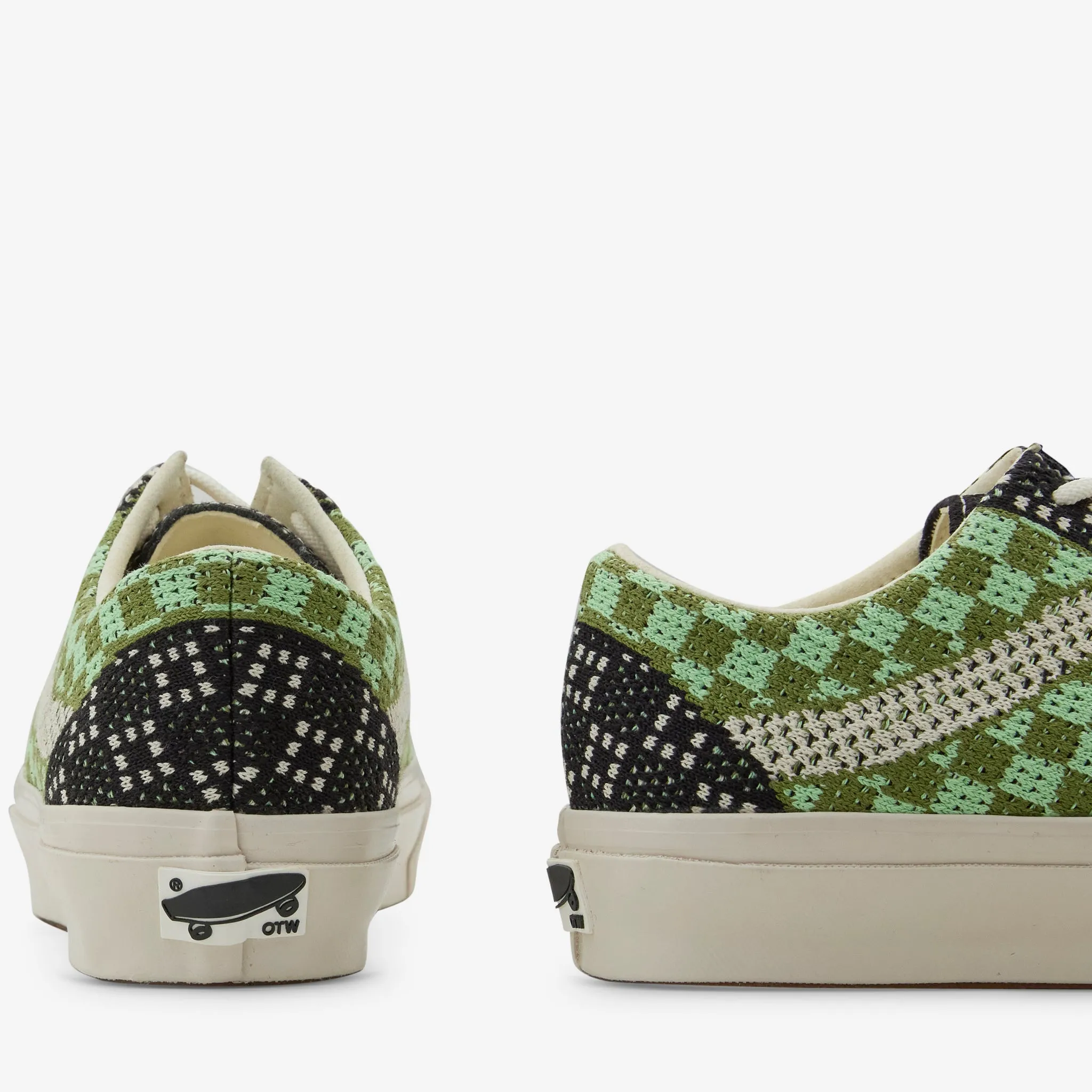 OTW Old Skool 36 Engineered Knit Tap Shoe Green Fun run