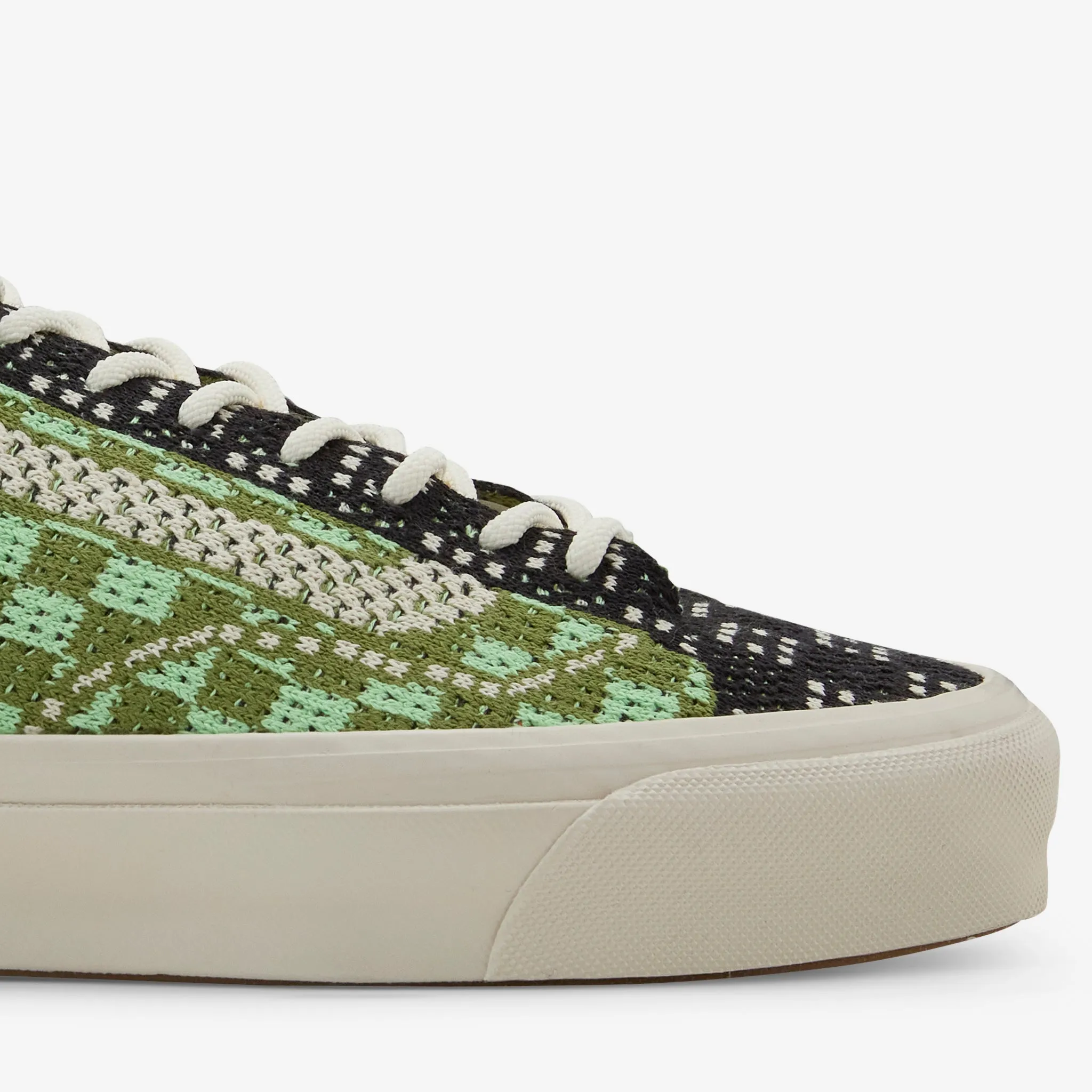OTW Old Skool 36 Engineered Knit Tap Shoe Green Comfort Tongue