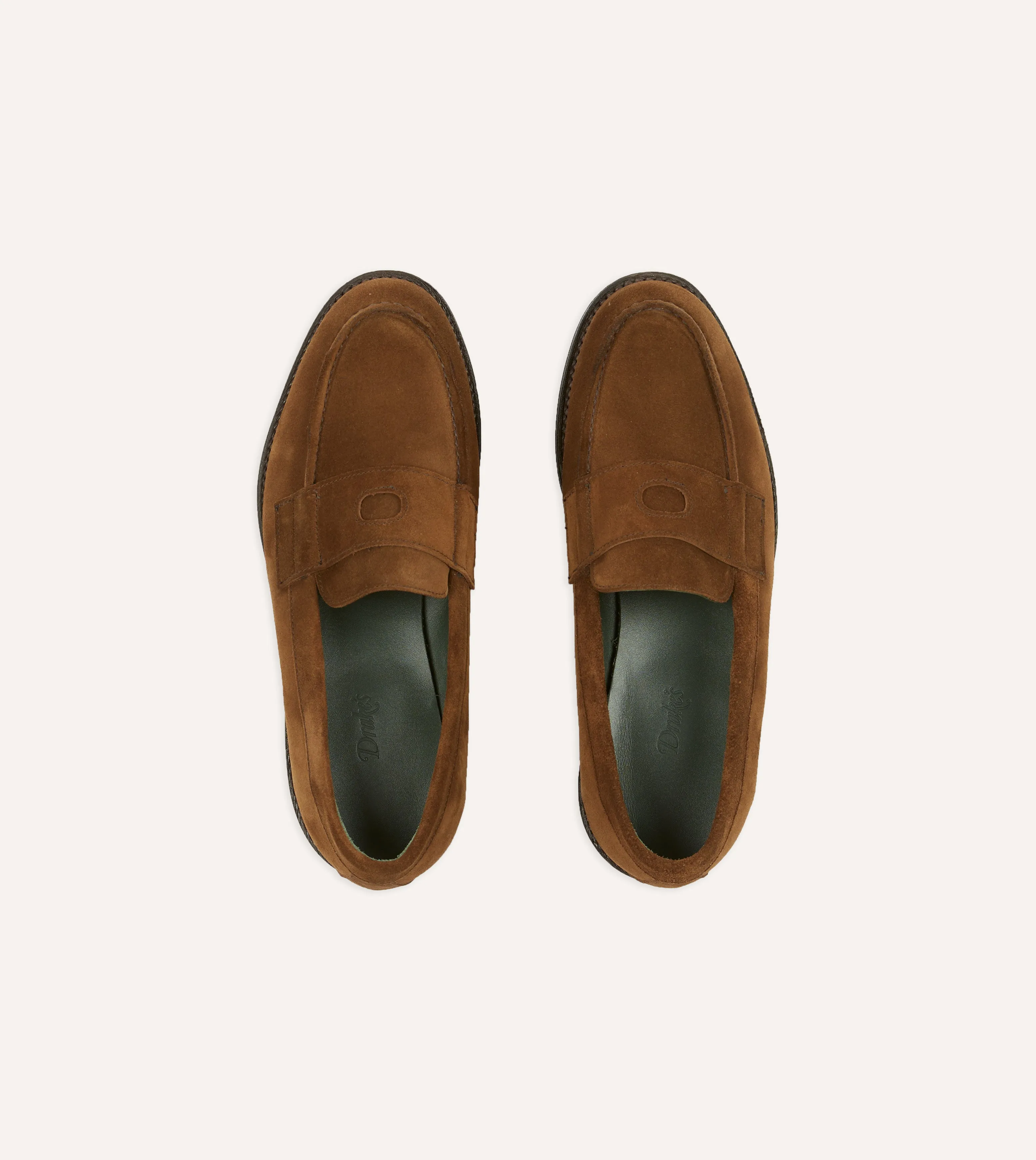 Vibrant Look Reliable Wear Snuff Suede Charles Goodyear Welted Penny Loafer