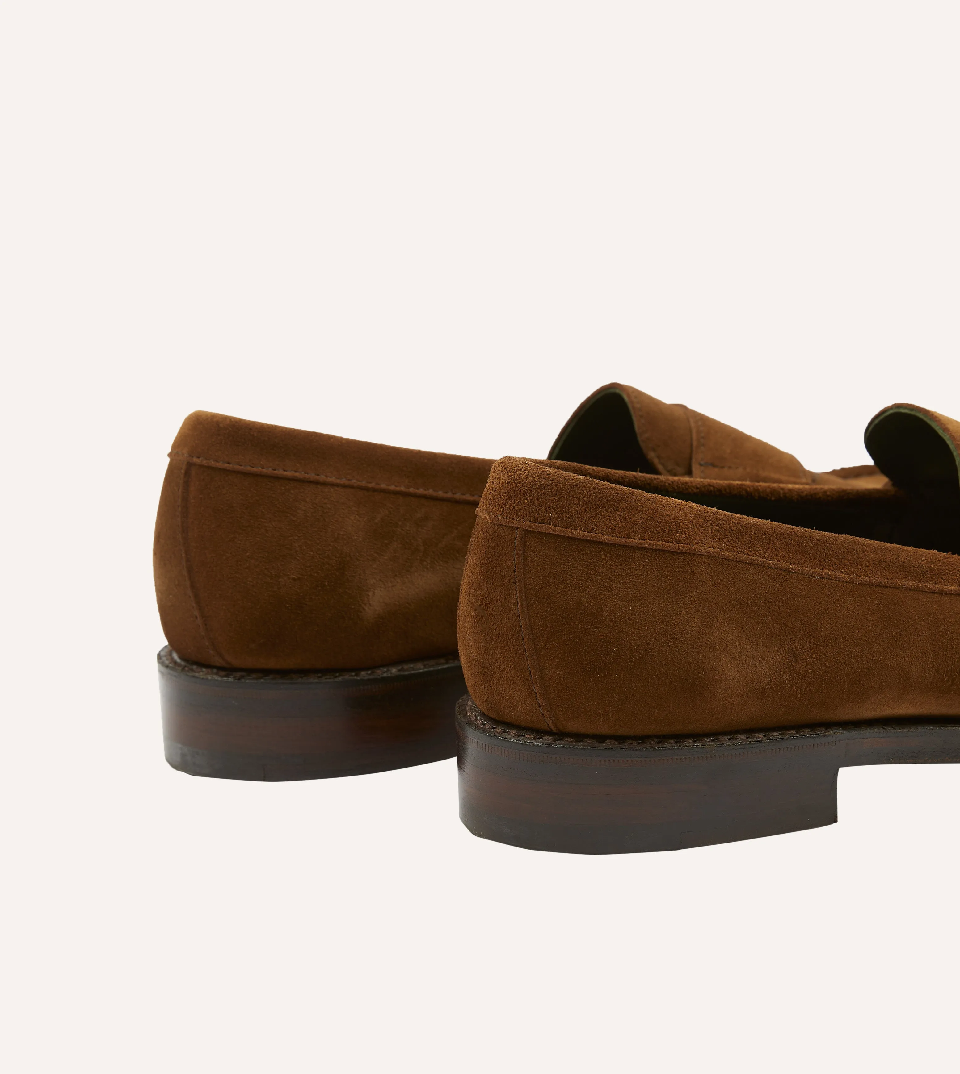 Snuff Suede Charles Goodyear Welted Penny Loafer basketball players style - level