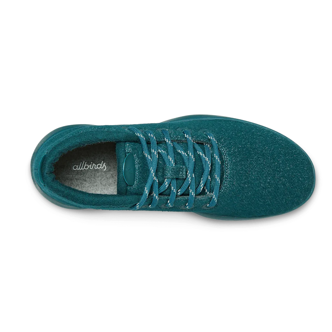 Allbirds Wool Runner-up Mizzles - LIMITED EDITION: Deep Emerald (Deep Emerald Sole) Balanced Stack Height Adjustable Fit System
