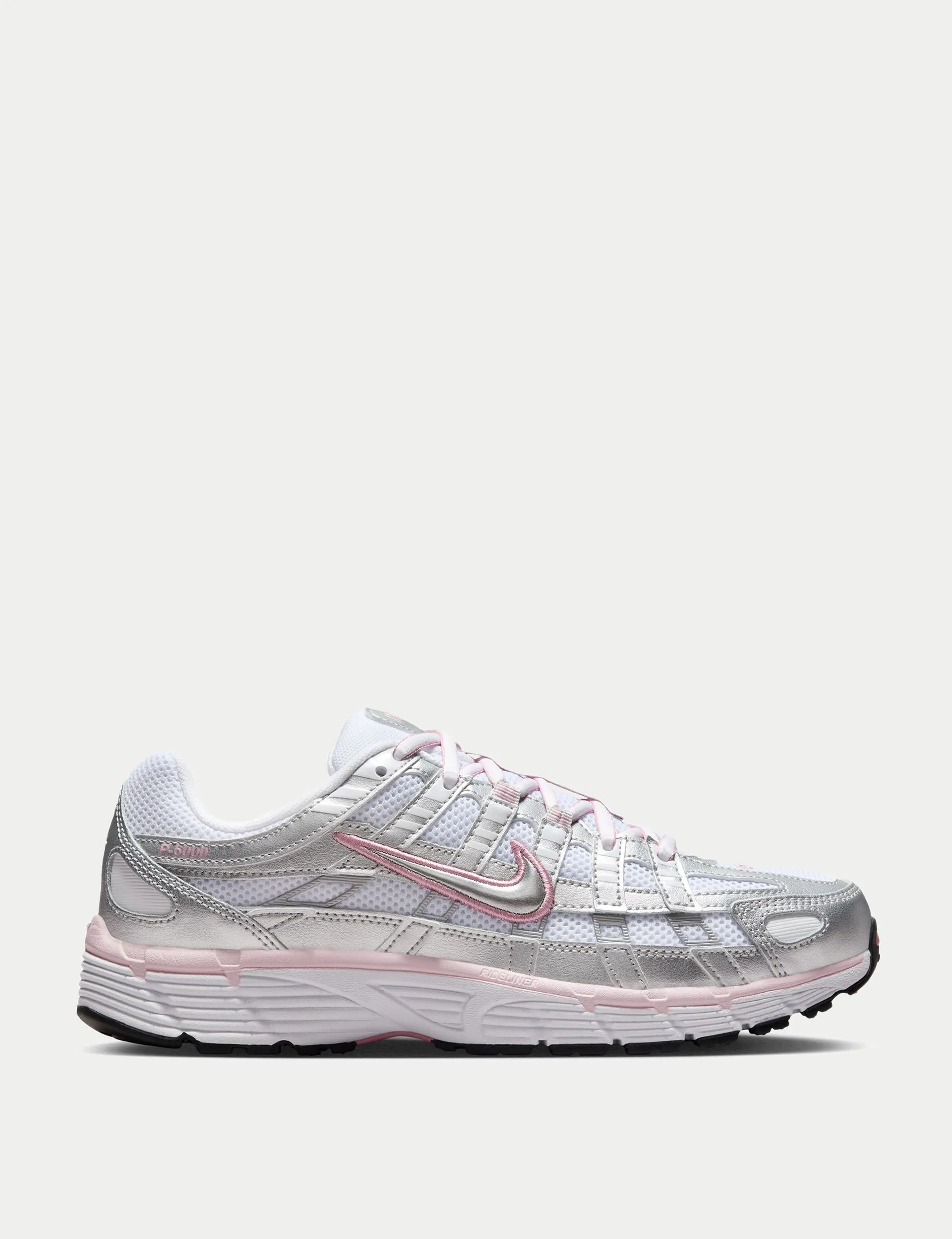 Flexible Construction P-6000 Shoes - White/Metallic Silver/Elemental Pink