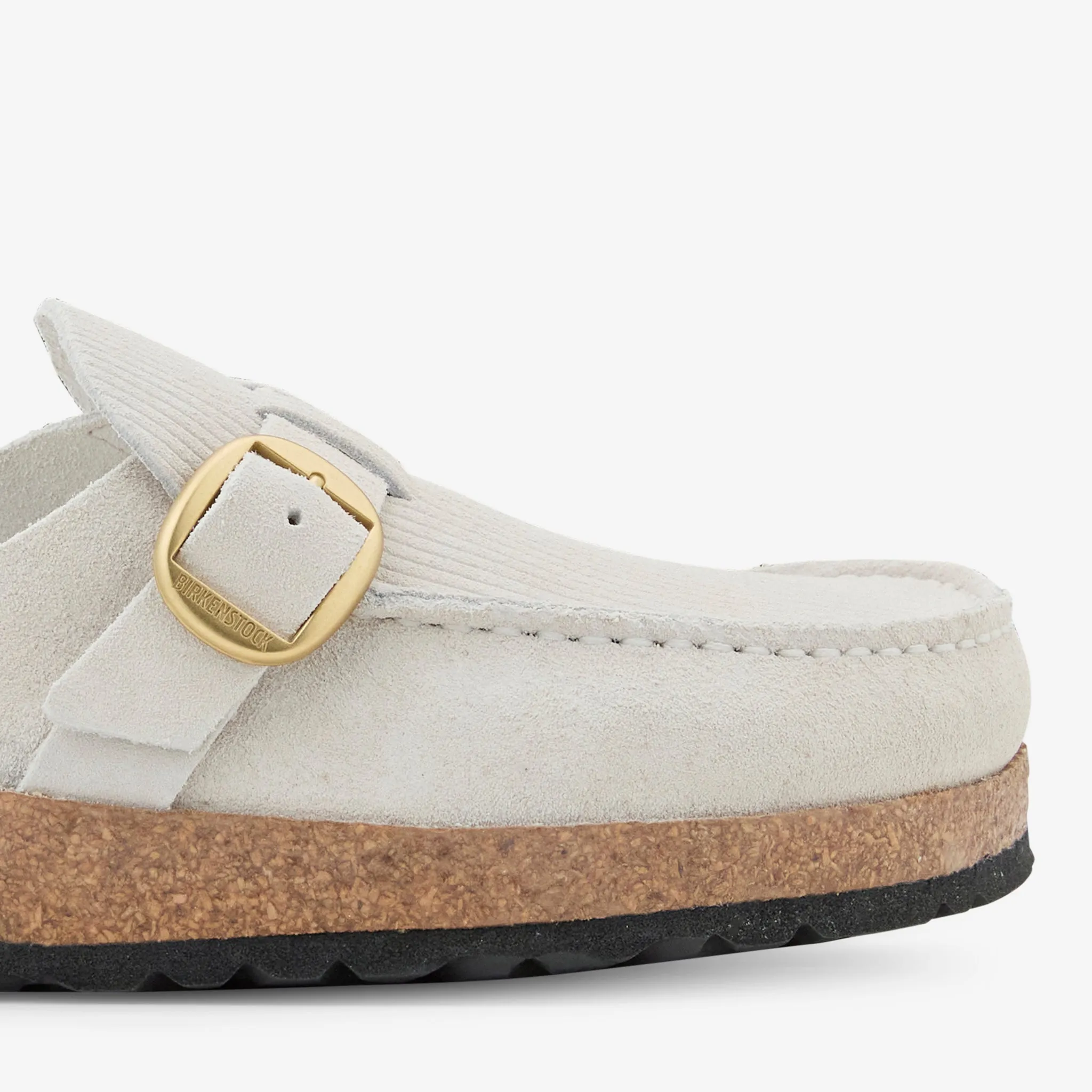Soft Texture Urban Move Buckley Corduroy Antique White Embossed Suede Leather