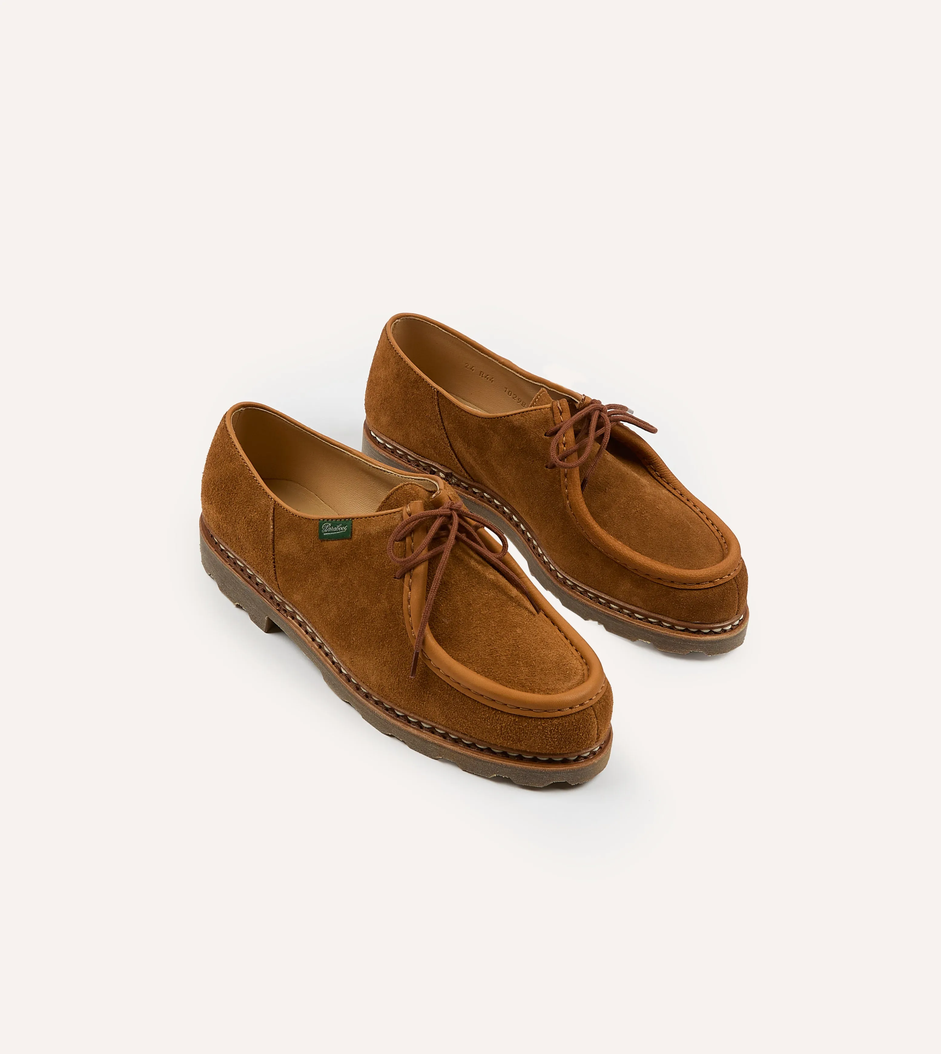 winter style statements Paraboot Michael Whiskey Suede Derby Shoe