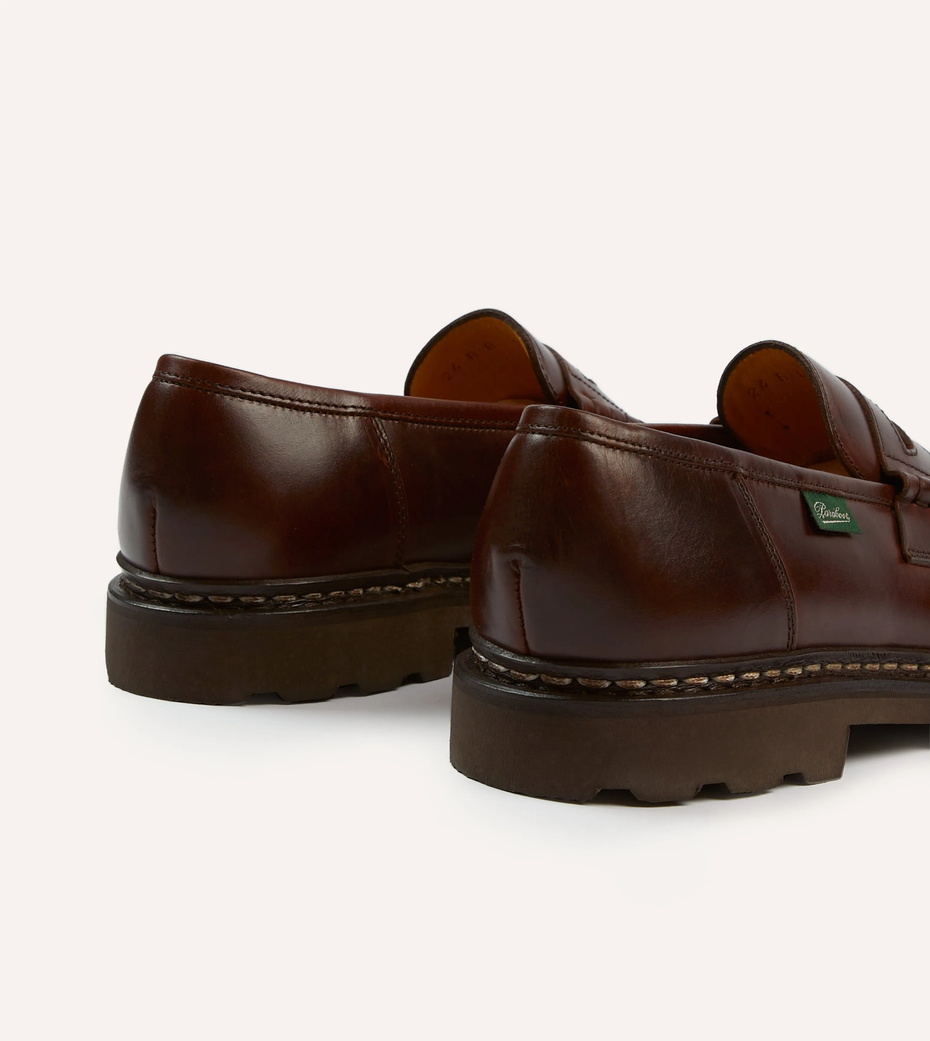 Paraboot Reims ??corce Leather Loafer Canvas