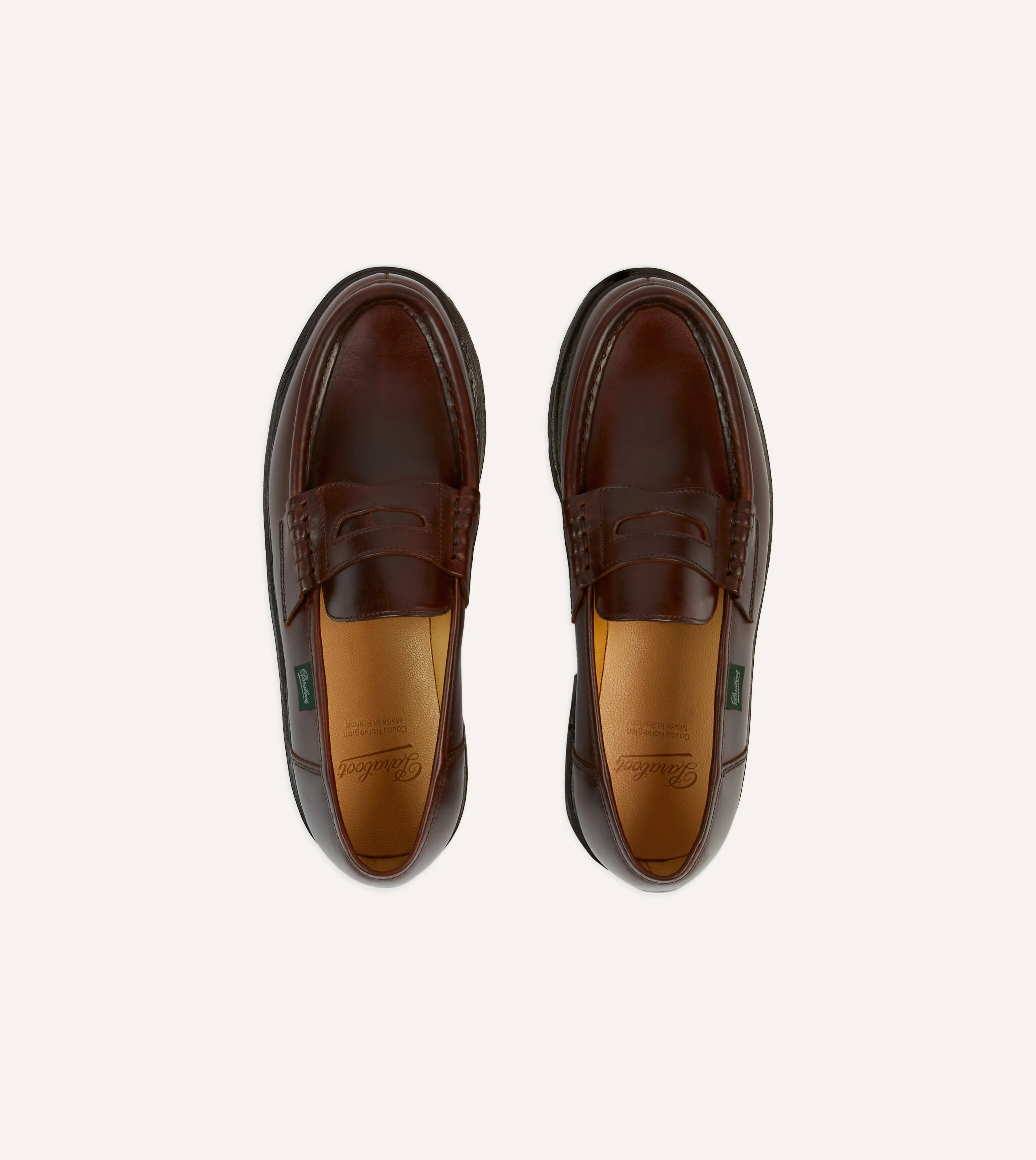 All-around durability Street Sneakers Paraboot Reims ??corce Leather Loafer