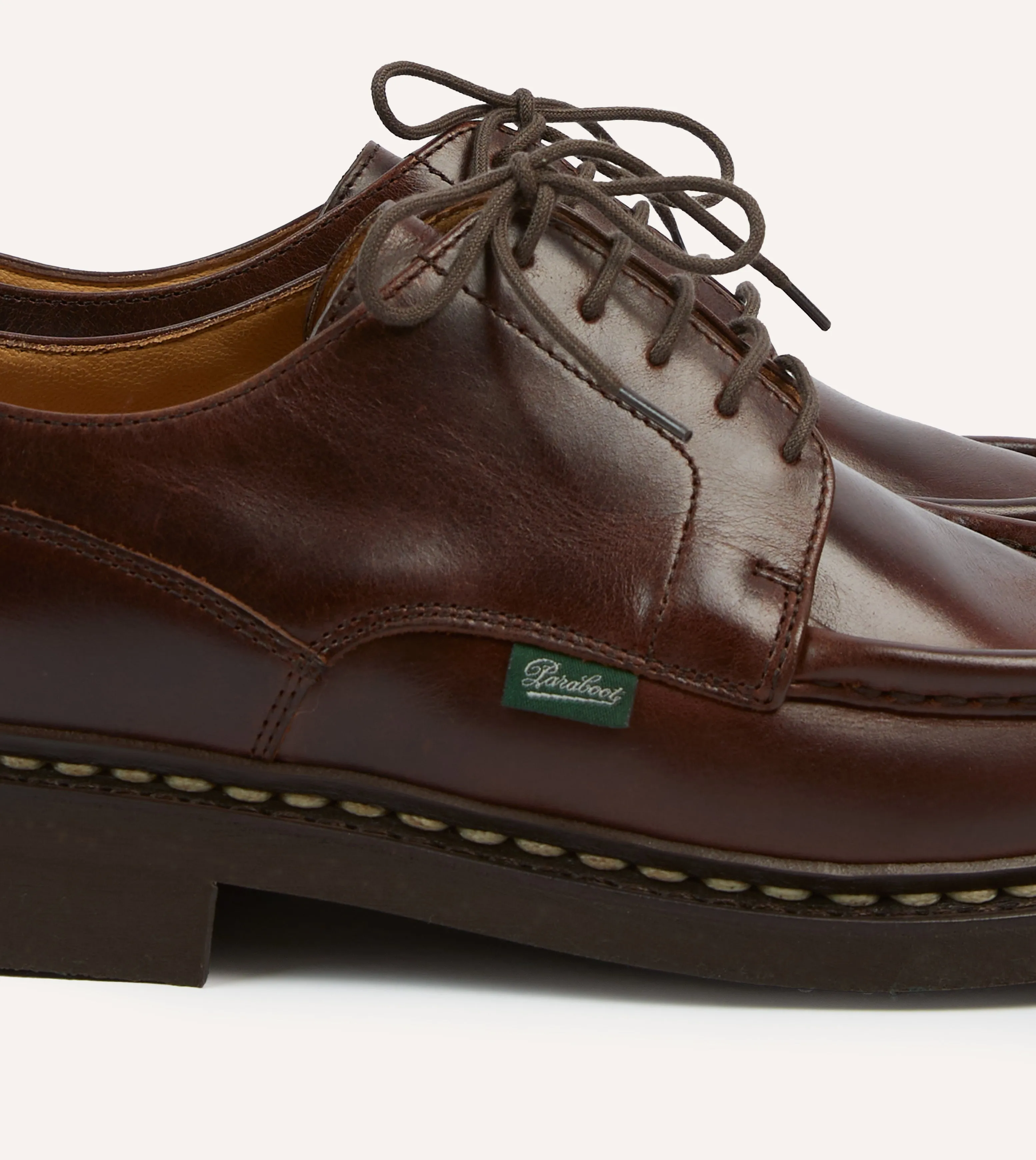 Advantageous Paraboot Villandry Brown Calf Leather Derby Shoe