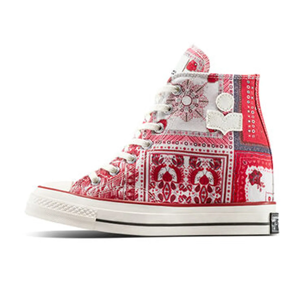 Desert Path Youth Fresh   Isabel Marant Chuck 70 Wedge 'Vanilla Ice Red'