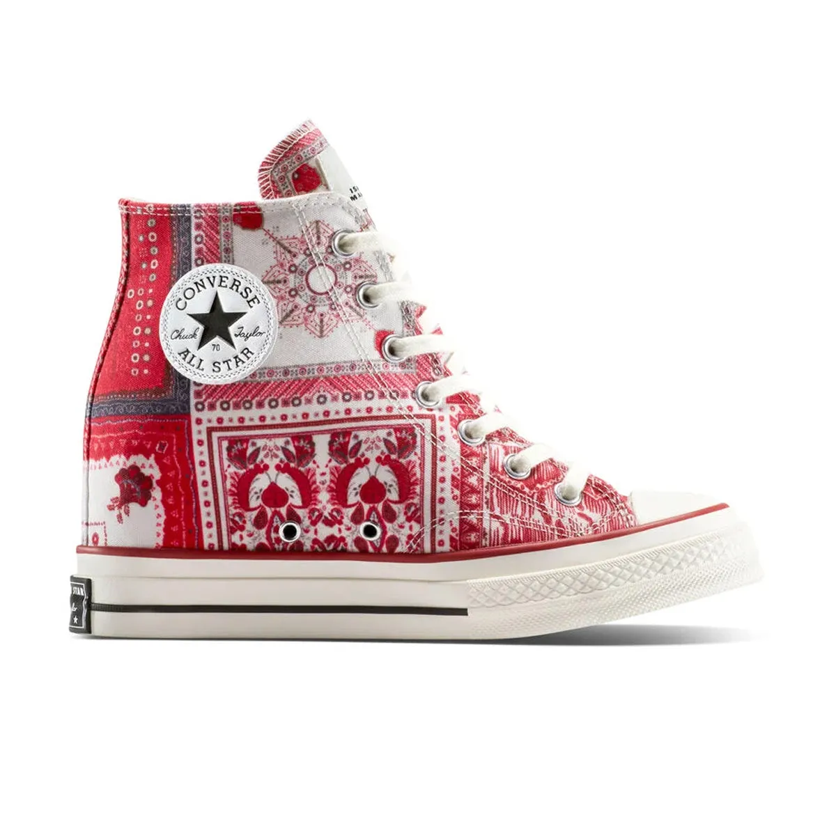 Linen Air Urban Walk   Isabel Marant Chuck 70 Wedge 'Vanilla Ice Red'
