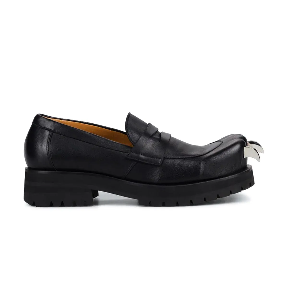 Leather Moccasin Moggies 'Black' Lightweight Form Road Trip
