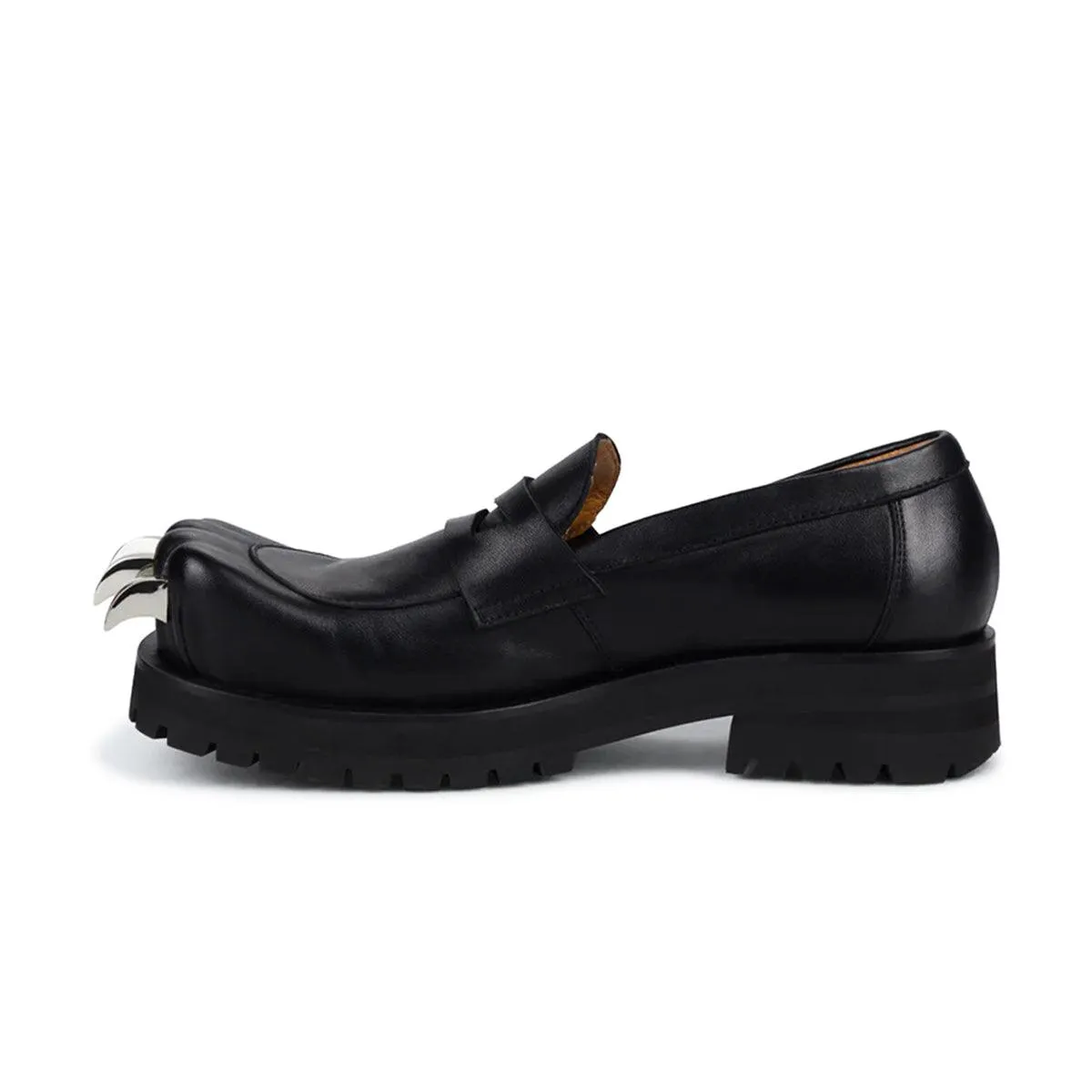 Winter Warm Step Ahead Leather Moccasin Moggies 'Black'