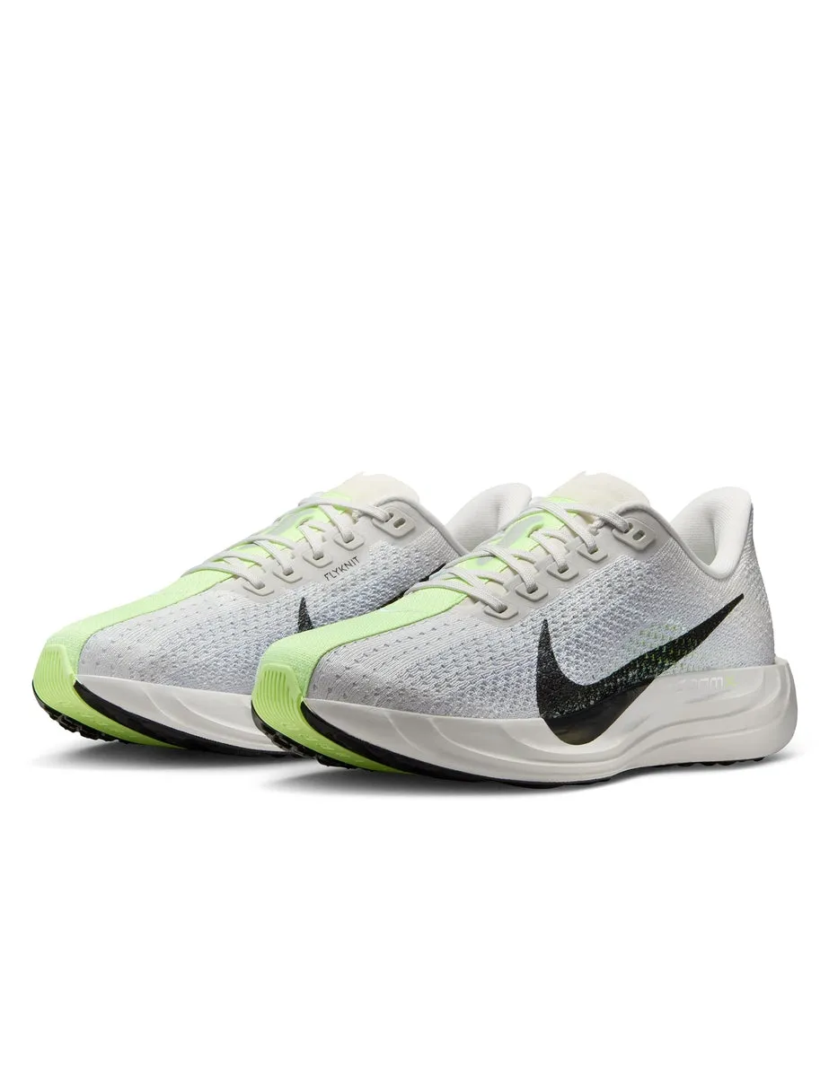 Pegasus Plus Shoes - Platinum Tint/Pure Platinum/Barely Volt/Black Pointed Toe Design
