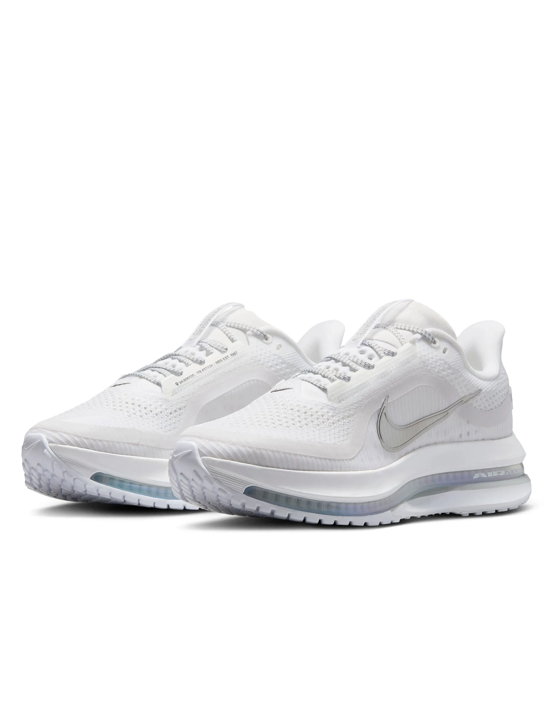 Pegasus Premium Shoes - White/Metallic Silver Comfort Function