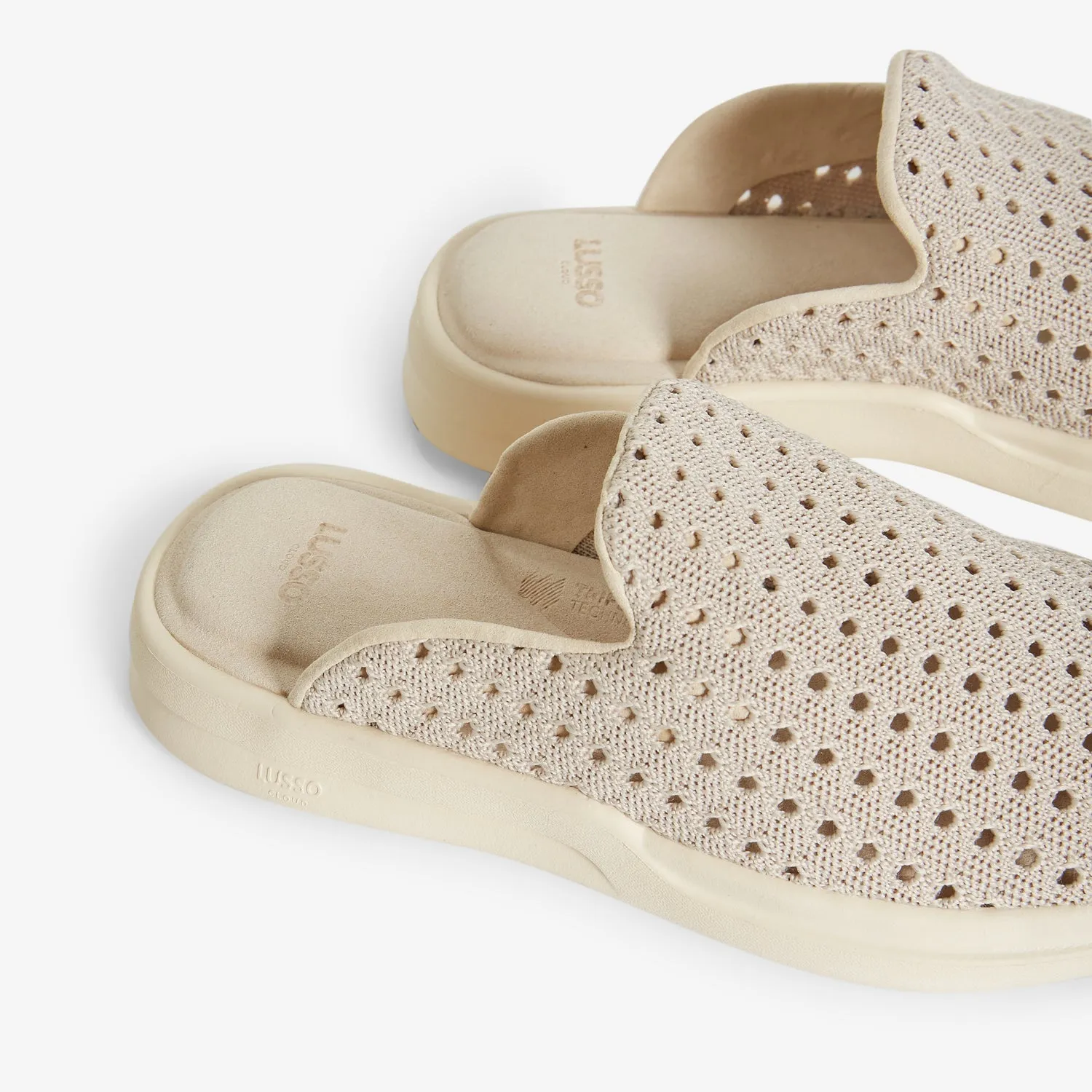 Feet Wellness Pelli Open Weave Goat | Pebble