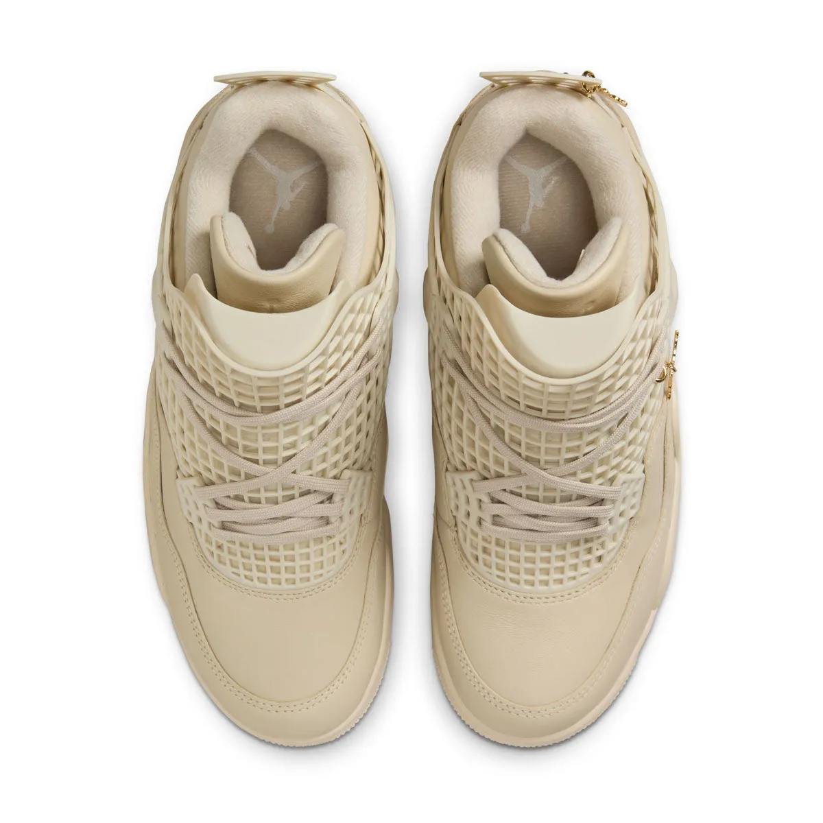 Reinforced toe Wmns Air Jordan 4 Net 'Rattan'