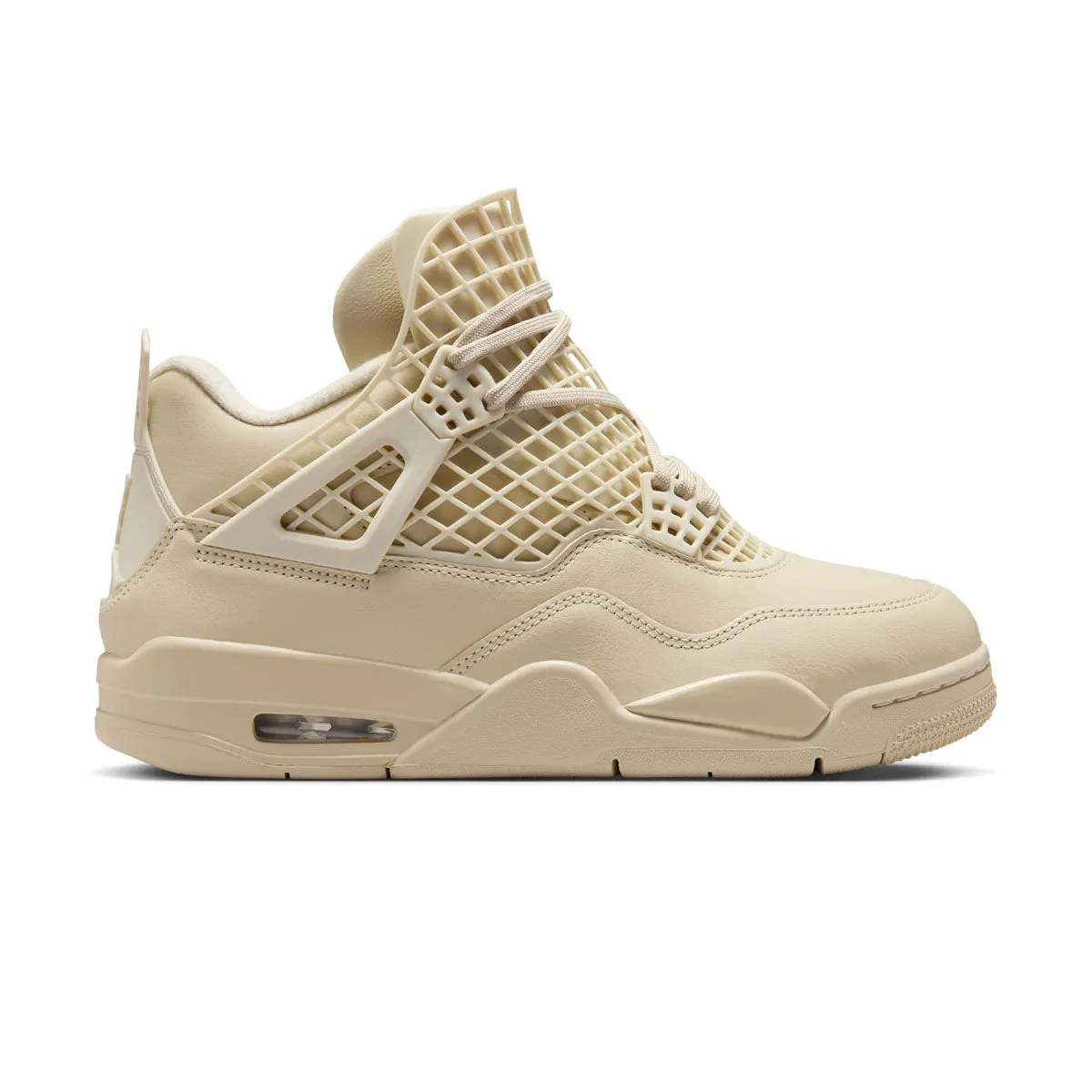 Soft Material Meadow Glow Wmns Air Jordan 4 Net 'Rattan'