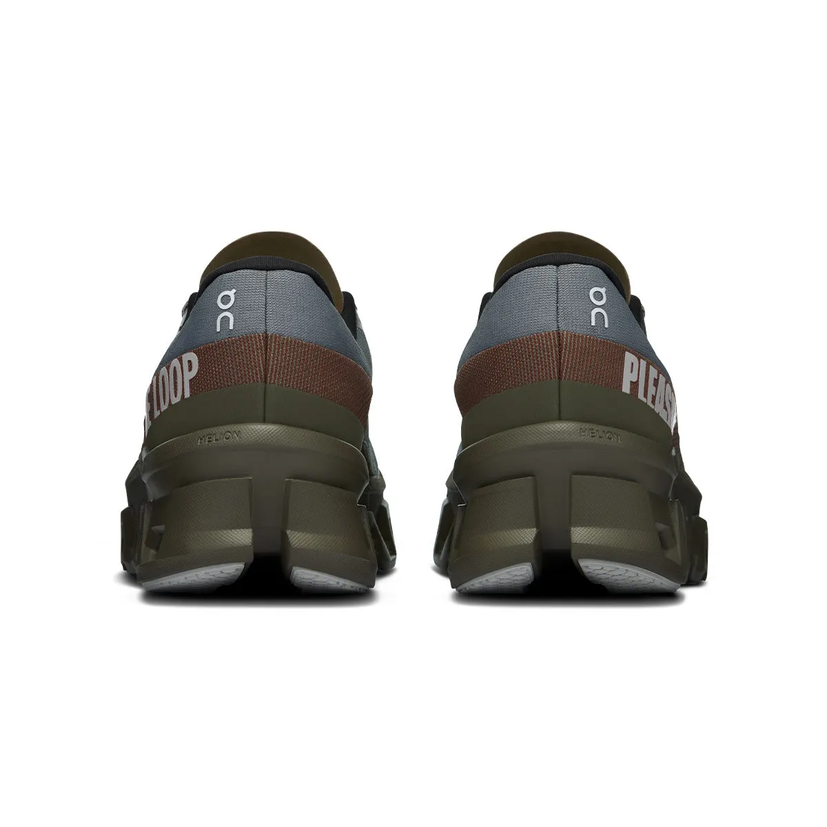   PLEASURES   The LOOP Running Supply Cloudmonster 2 'Mist Olive' Comfort footbed