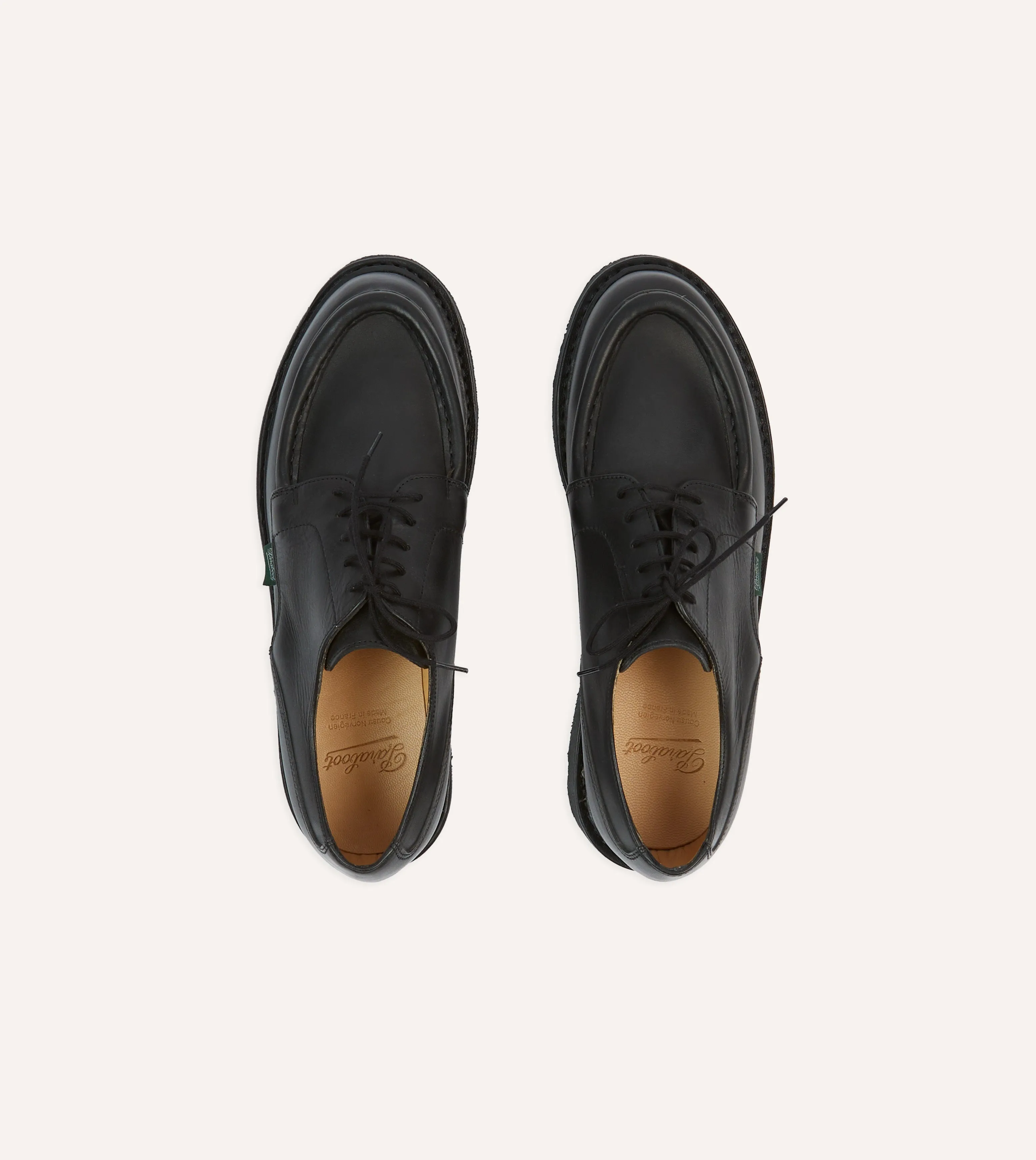Paraboot Villandry Noir Calf Leather Derby Shoe Important tennis players - specific features
