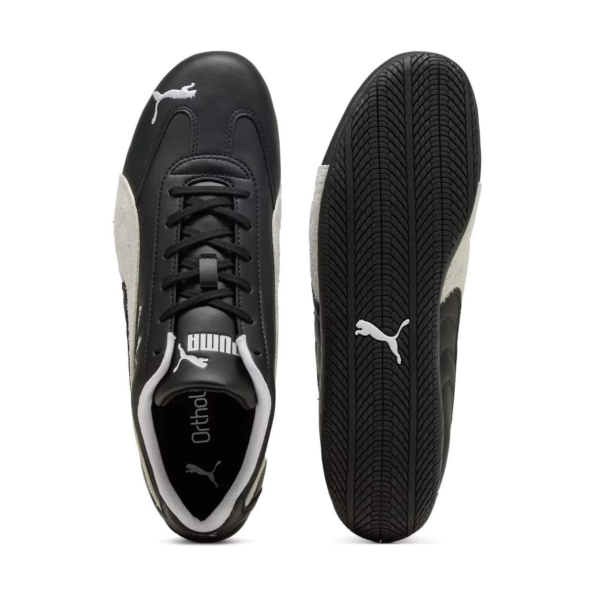 Speedcat Leather 'Black White' Daily Essential
