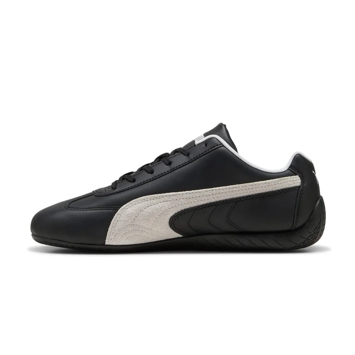 Slip Resistant Modern Commuters Breathable City Adventure Speedcat Leather 'Black White'