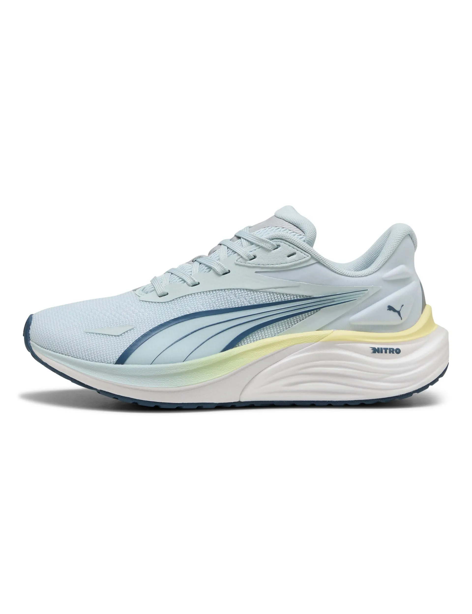 Walk Light Hyperlock Heel Electrify NITRO 4 Running Shoes - Sea Glass/Dark Indigo/Grey Echo