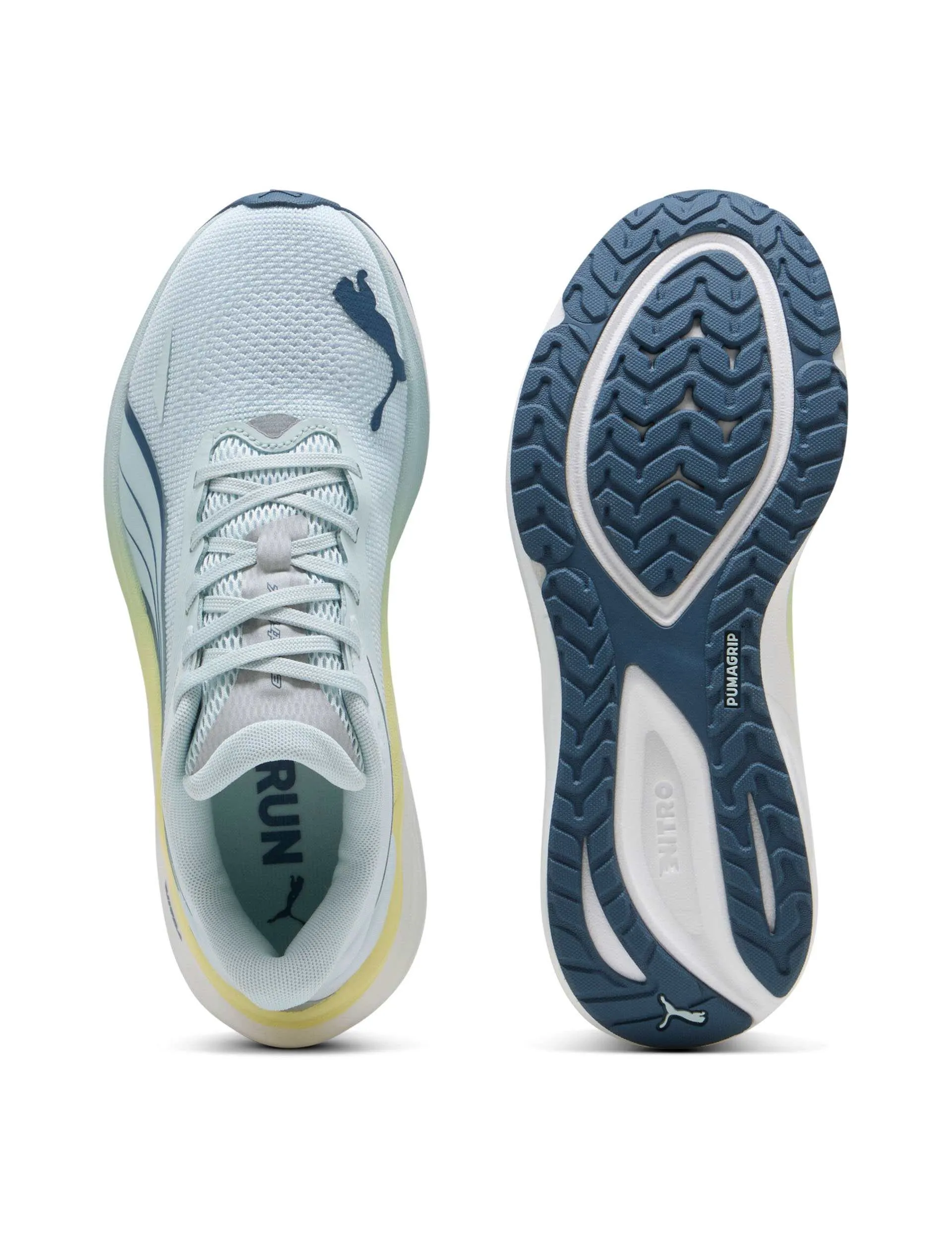 Adaptive Comfort Electrify NITRO 4 Running Shoes - Sea Glass/Dark Indigo/Grey Echo