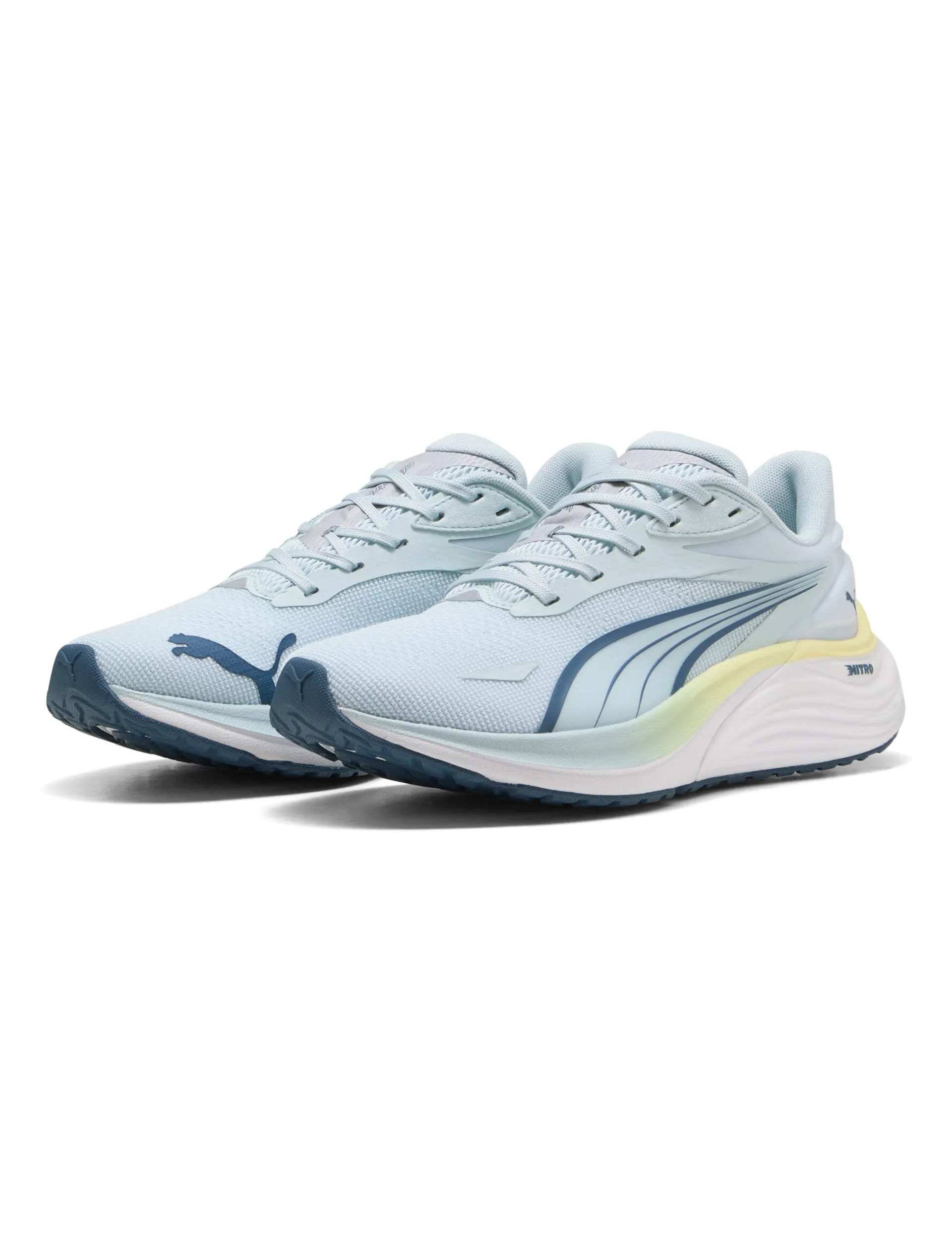 unisex running option Comfort Zone Electrify NITRO 4 Running Shoes - Sea Glass/Dark Indigo/Grey Echo