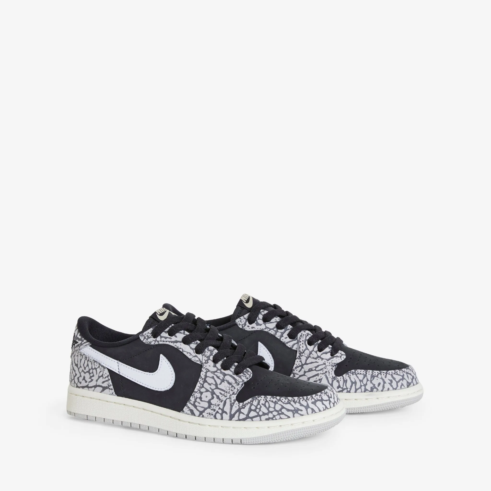 Walk Routine Women's Air Jordan 1 Low OG Black | Muslin | Tech Grey | White