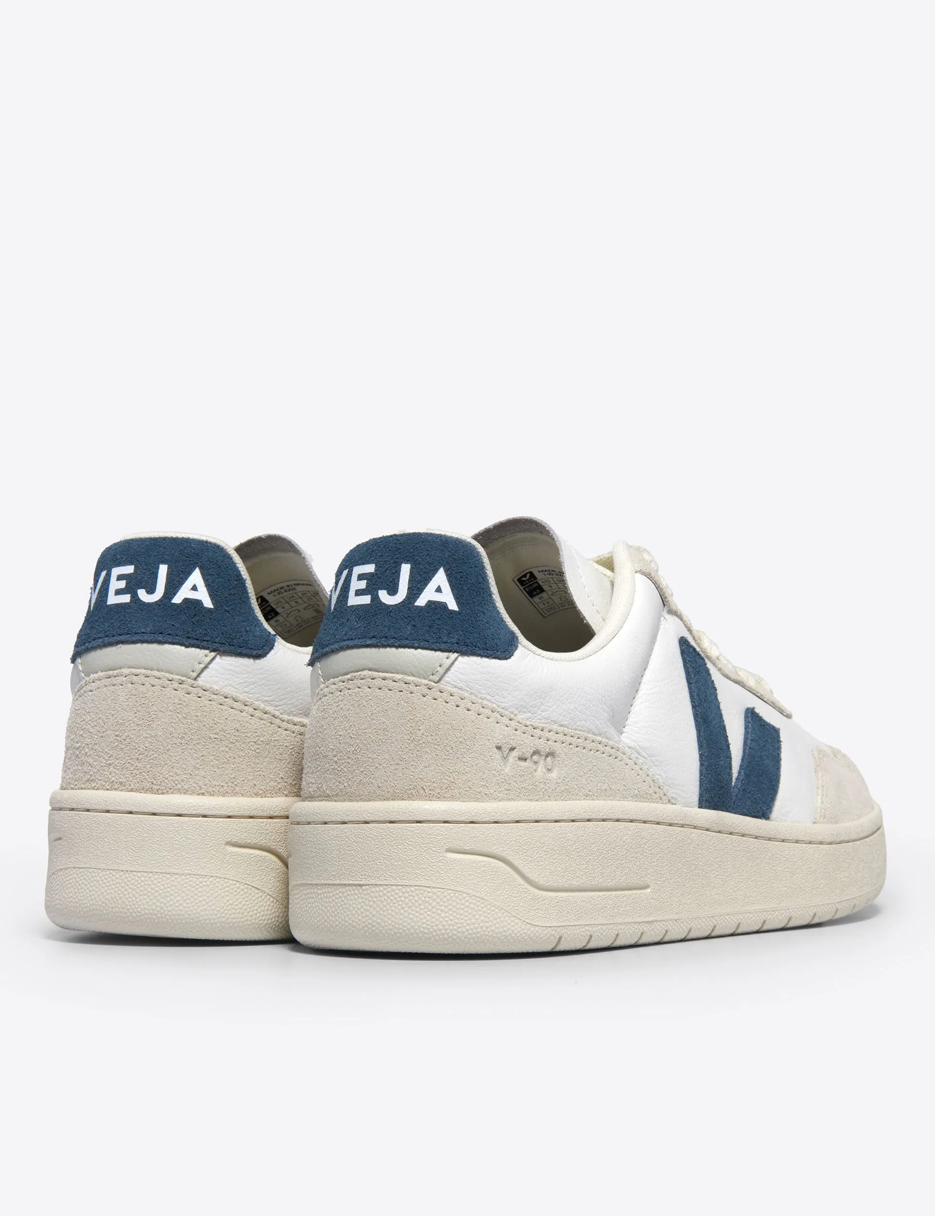V-90 Leather - White California Comfy Feel Grip Flow