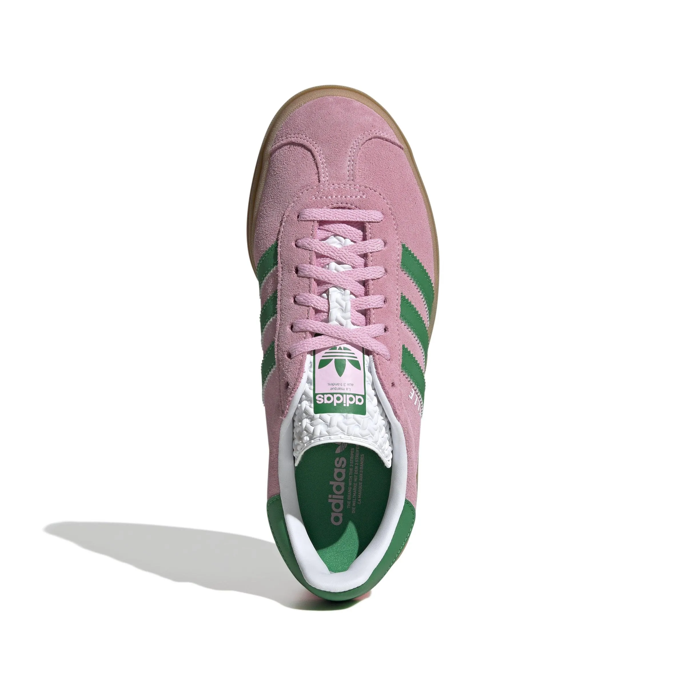 Wmns Gazelle Bold Shoes 'True Pink' Canvas Cool Island Step