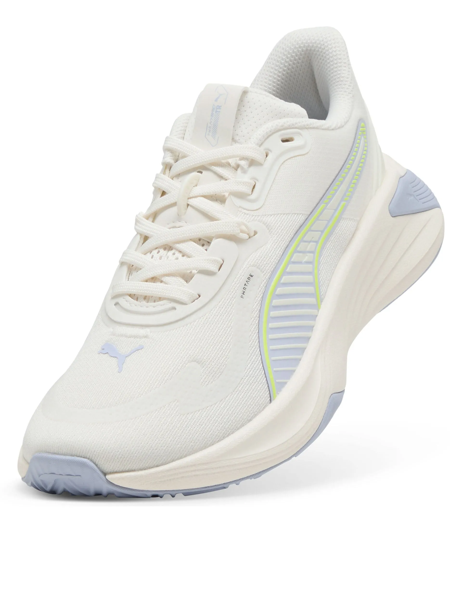 TPE Compression Foam PWR Hybrid Training Shoes - Warm White/Yellow Alert/Cool Weather