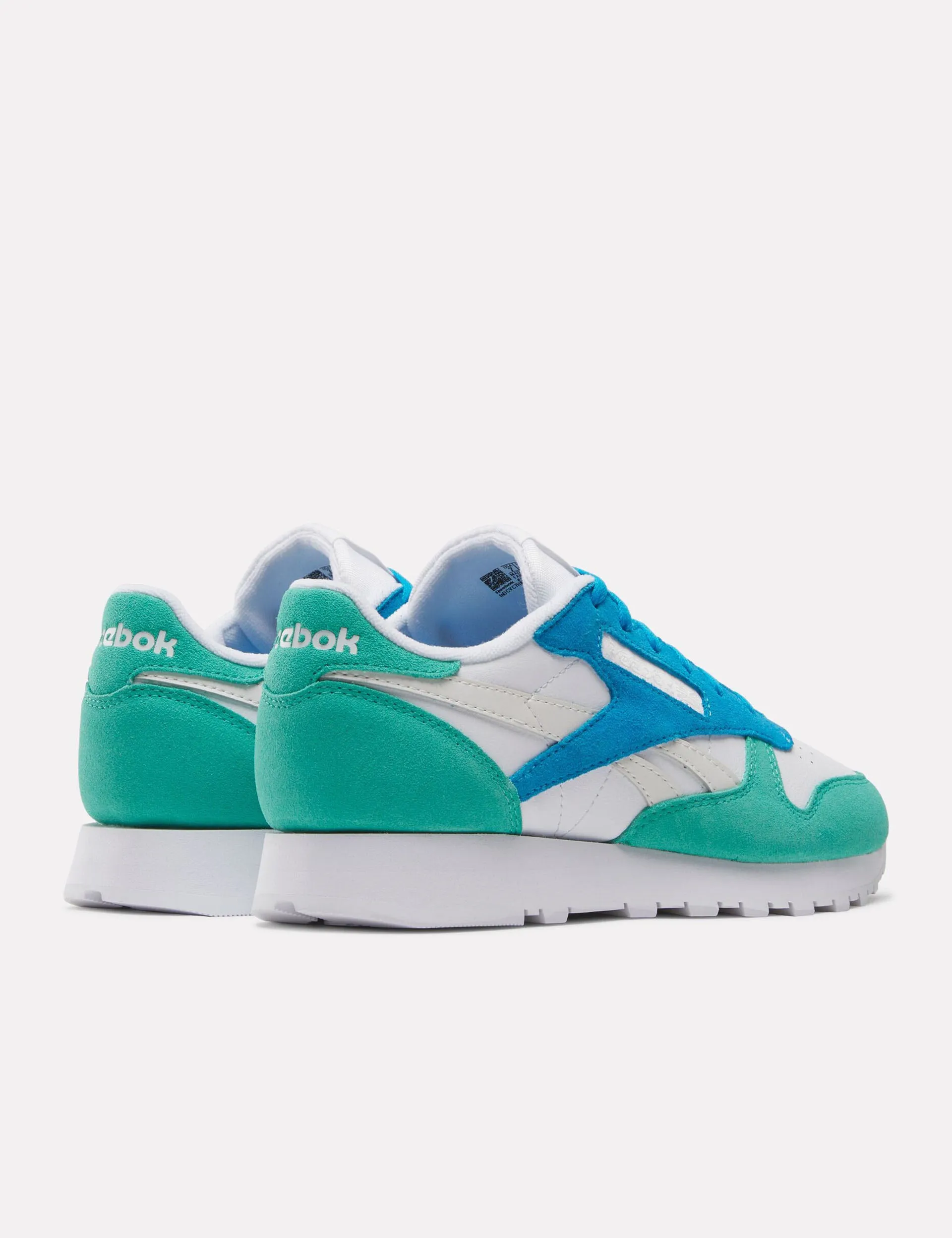 ultimate - running Classic Leather Shoes - White/Unleashed Green/Grey