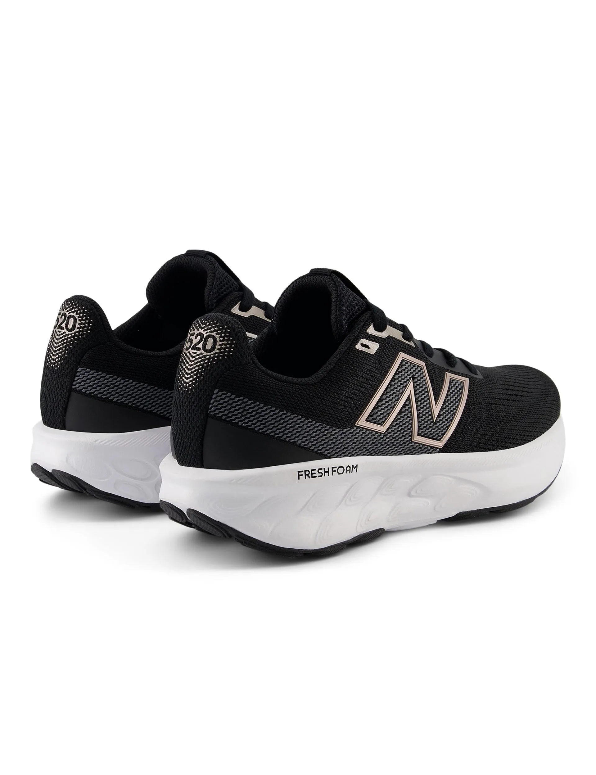 520v9 Shoes - Black improved performance heel - strap shoes