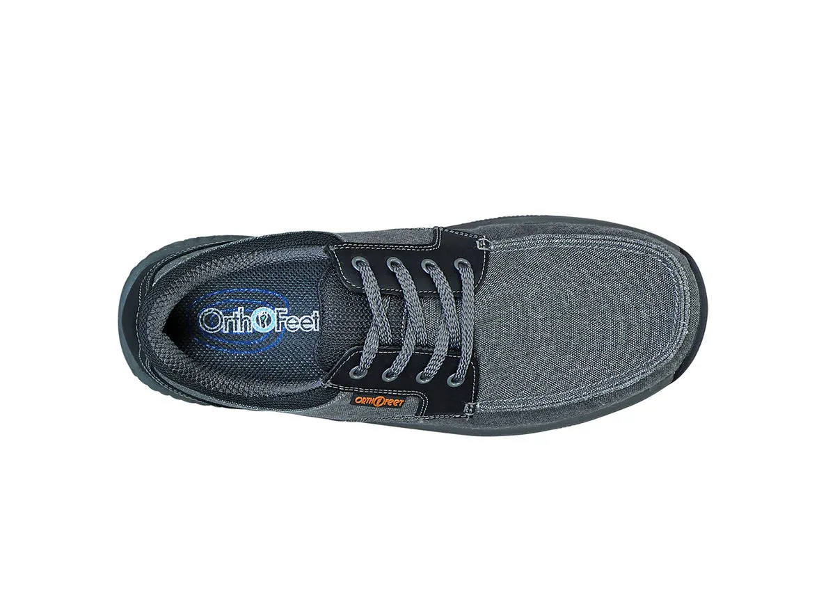 Orthofeet - Men - Porto - Gray Comfortable Back