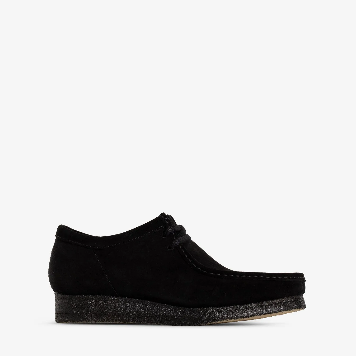 Smooth Fit Built Light Wallabee Black Suede