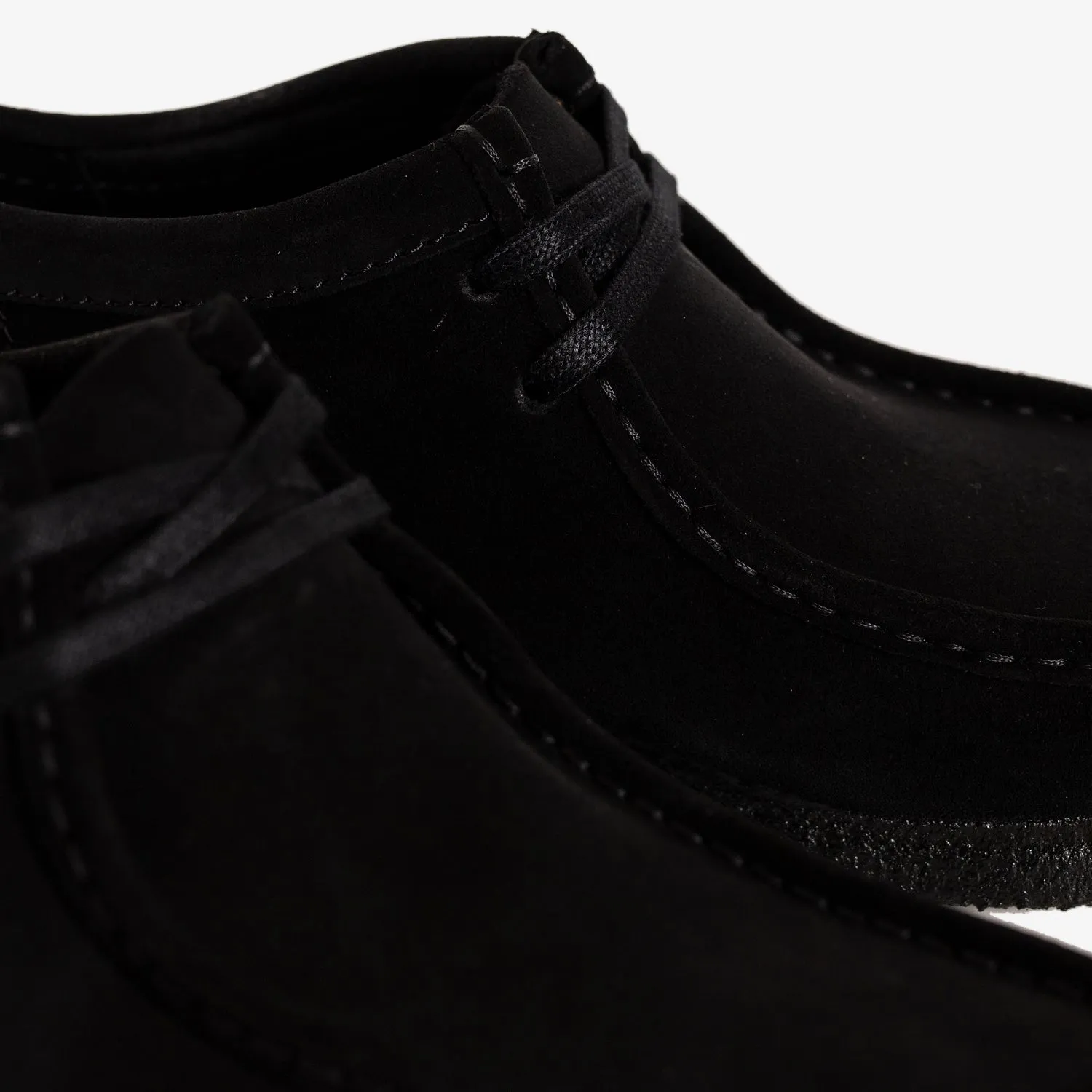 Wallabee Black Suede Race Pace